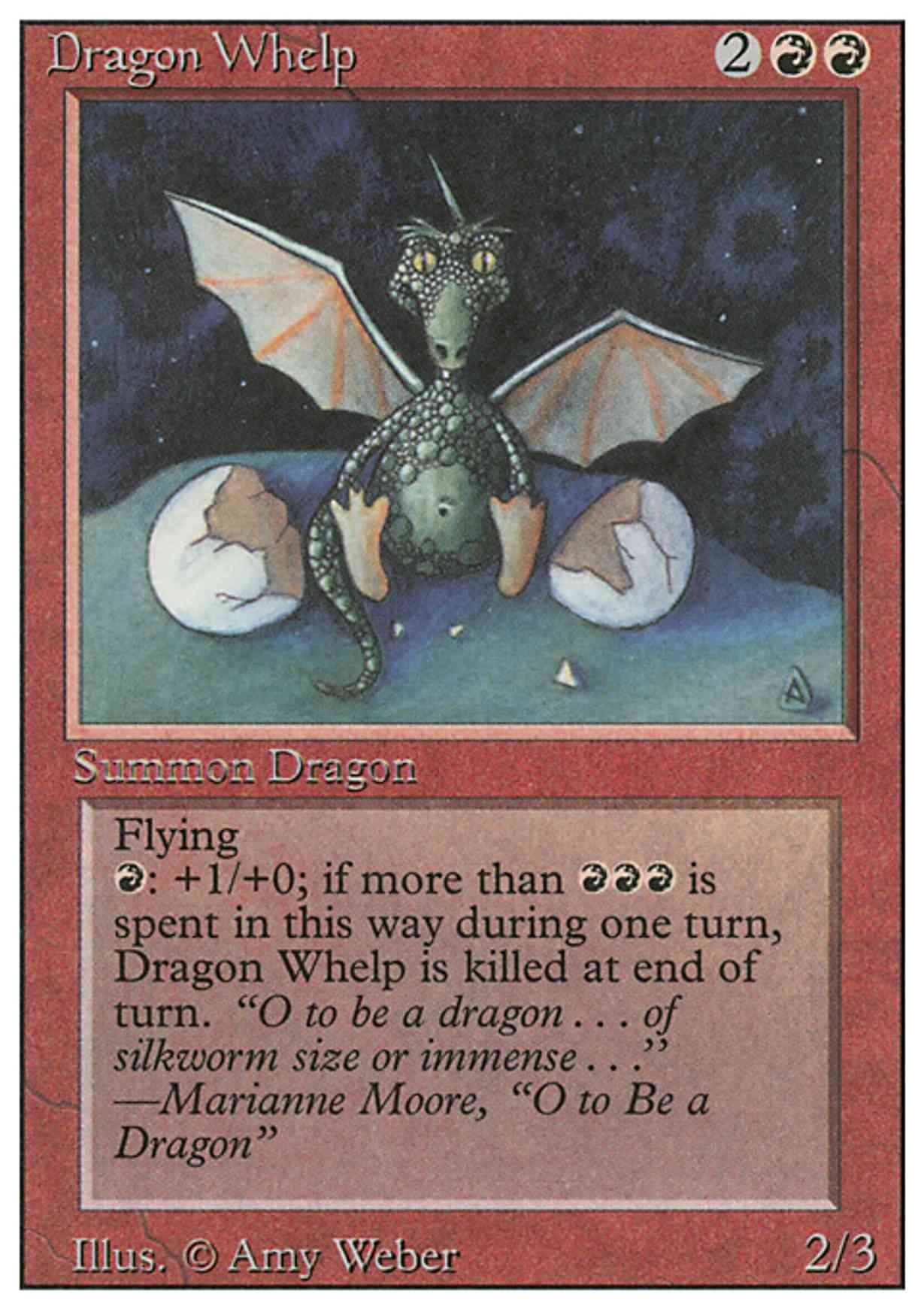 Dragon Whelp magic card front