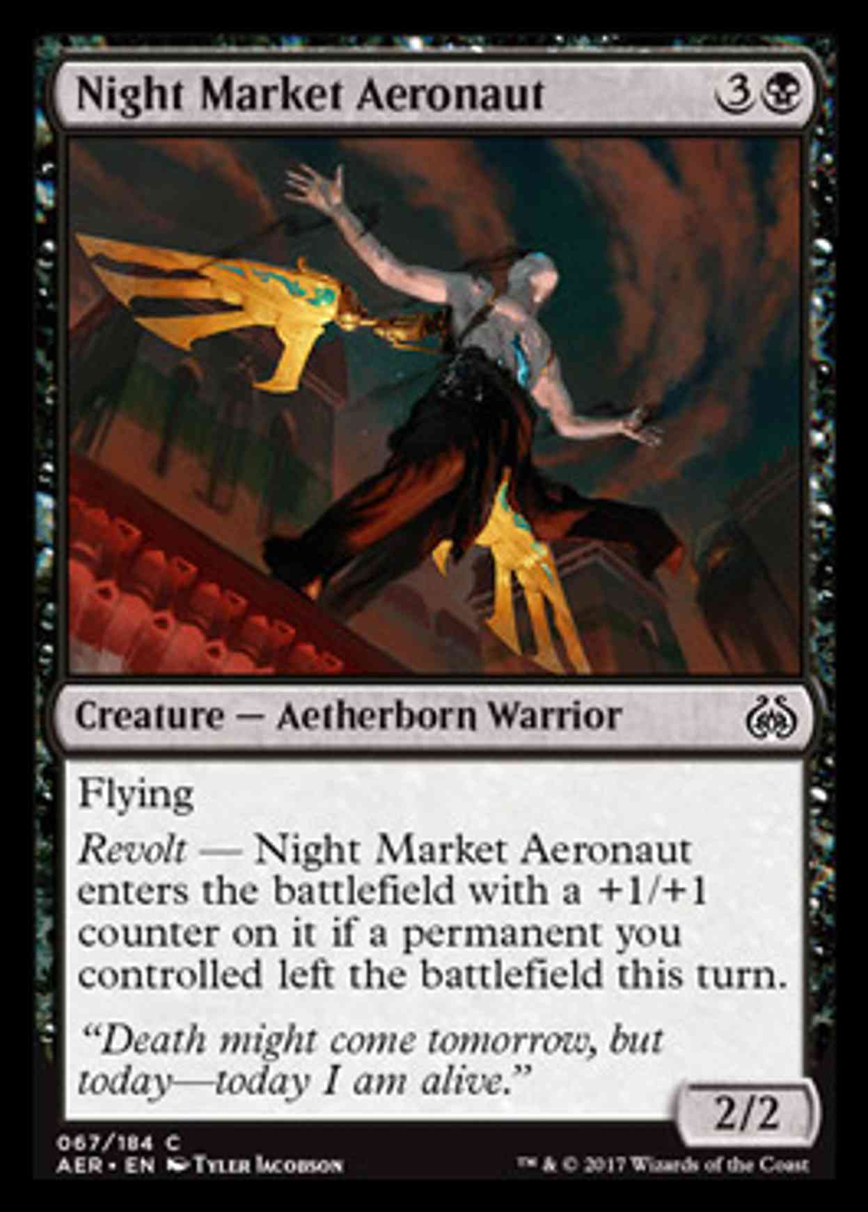 Night Market Aeronaut magic card front