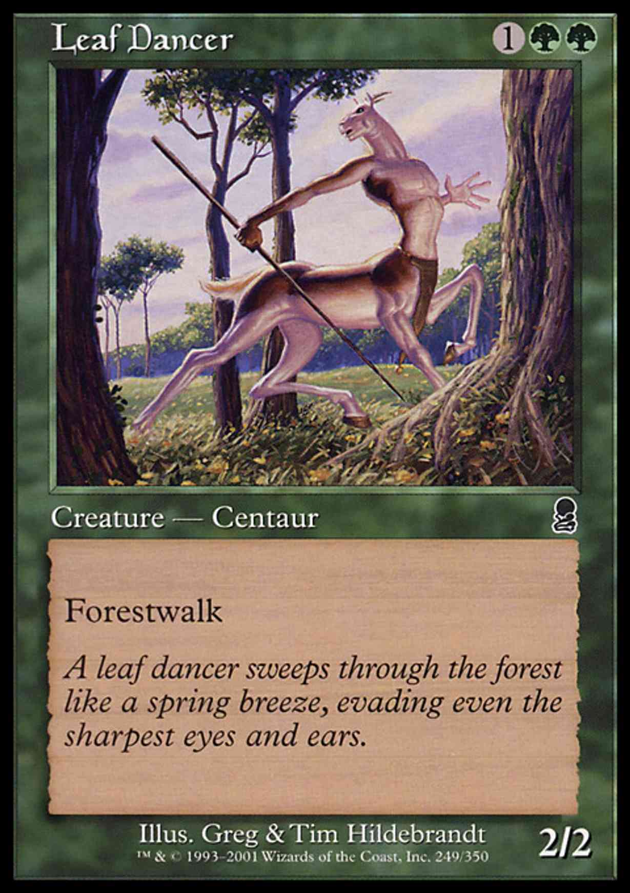 Leaf Dancer magic card front