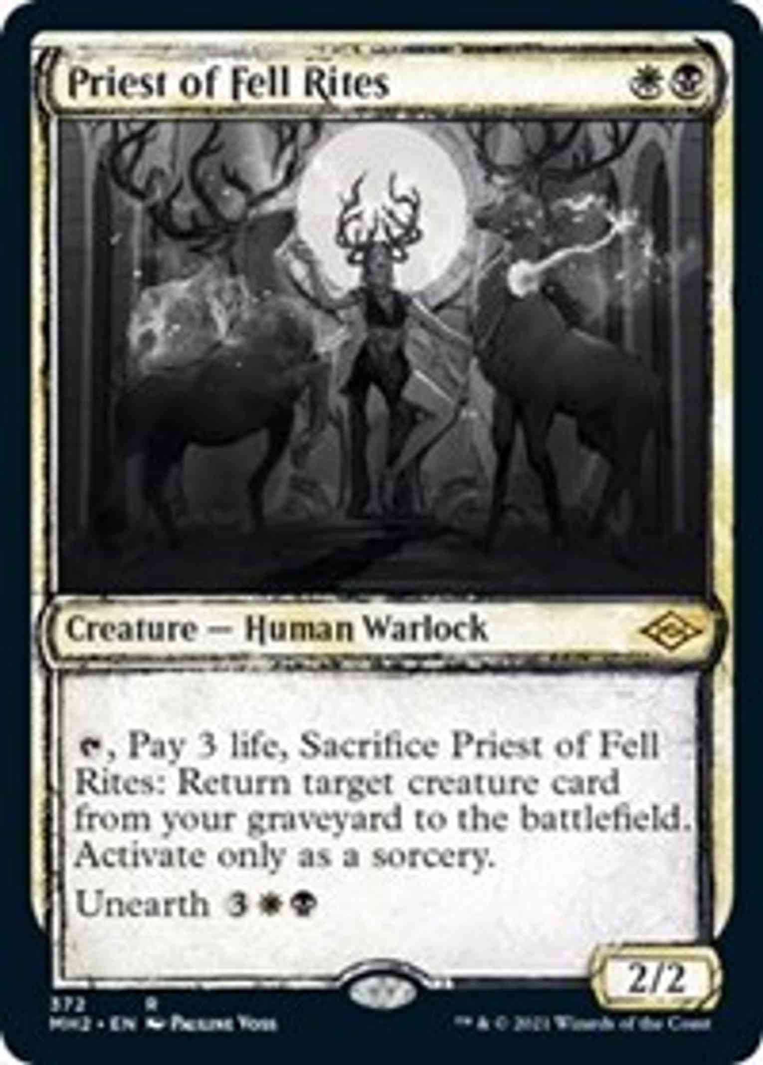 Priest of Fell Rites (Showcase) Price Modern Horizons 2 MTG