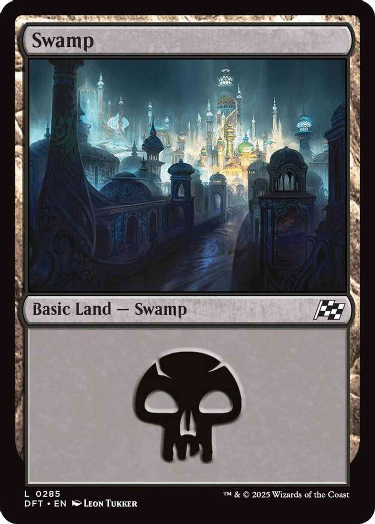 Swamp (0285) magic card front