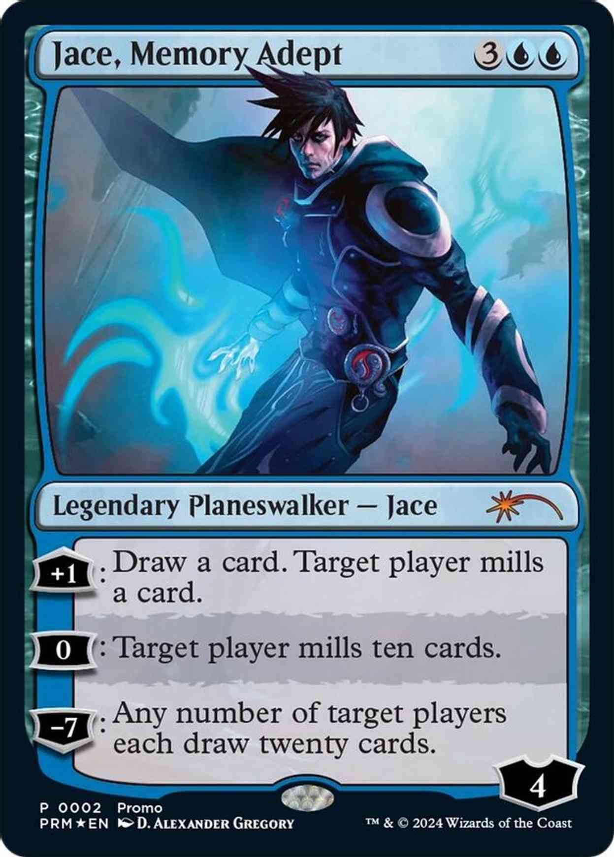 Jace, Memory Adept (Deluxe Commander Kit) magic card front