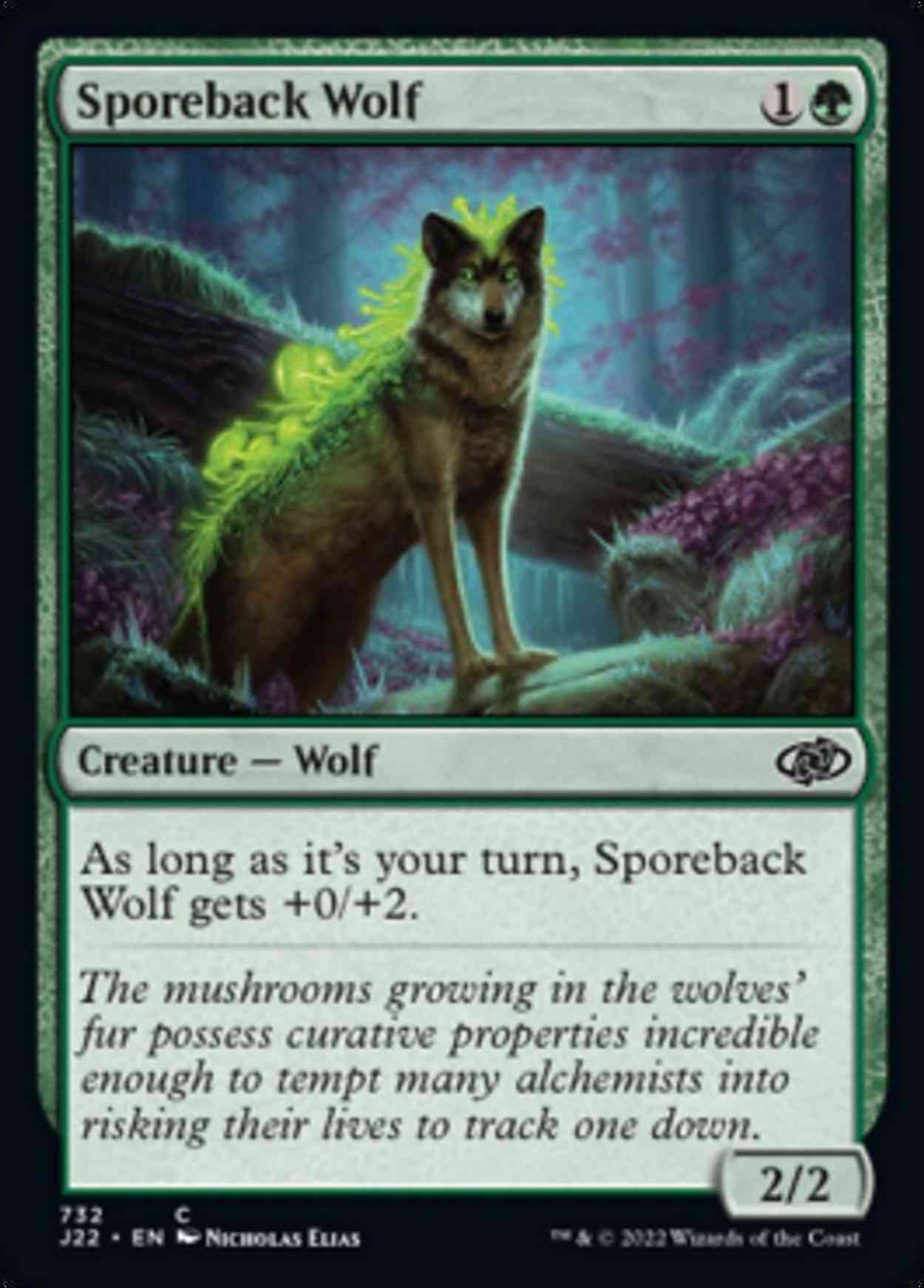 Sporeback Wolf magic card front