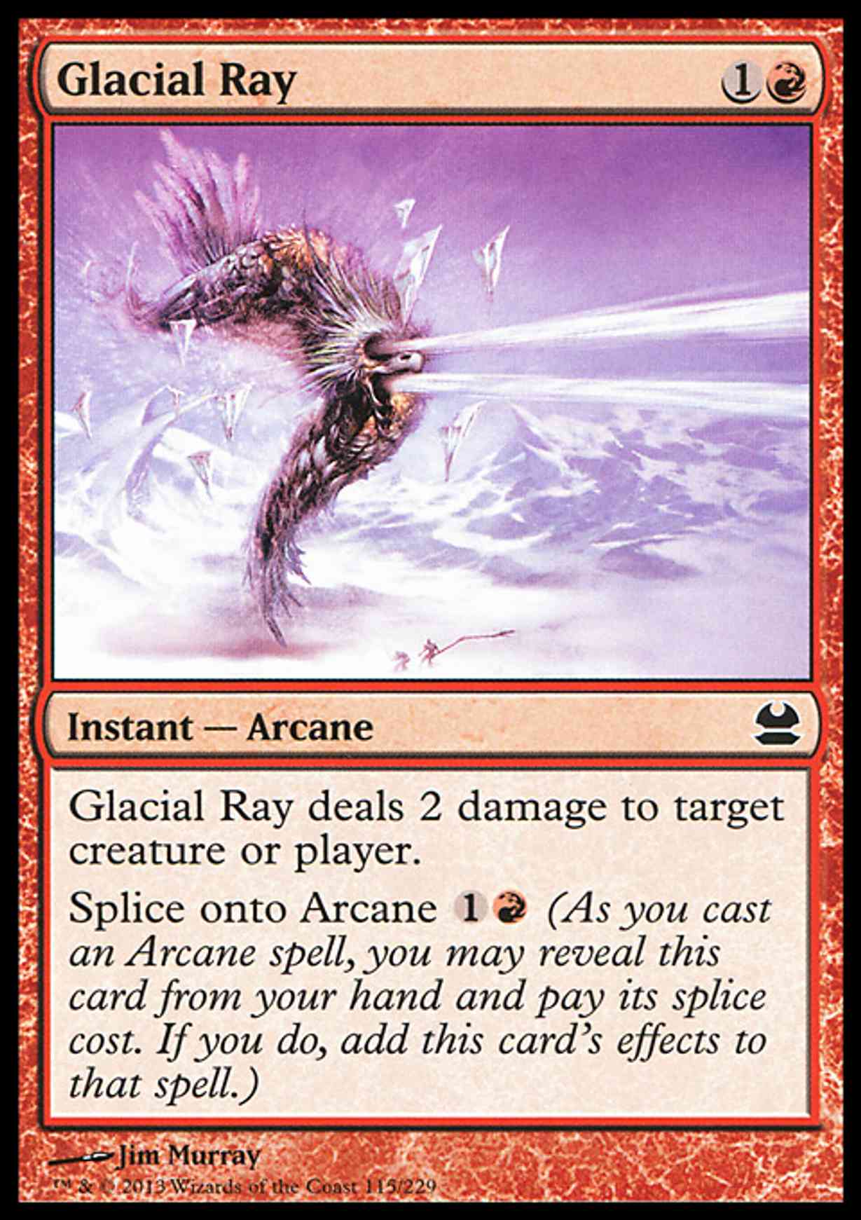 Glacial Ray magic card front