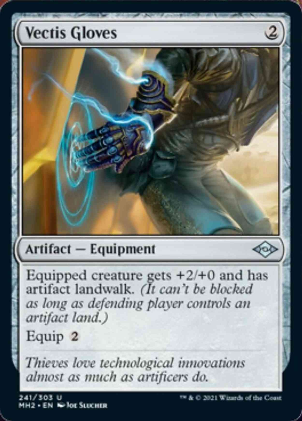 Vectis Gloves magic card front