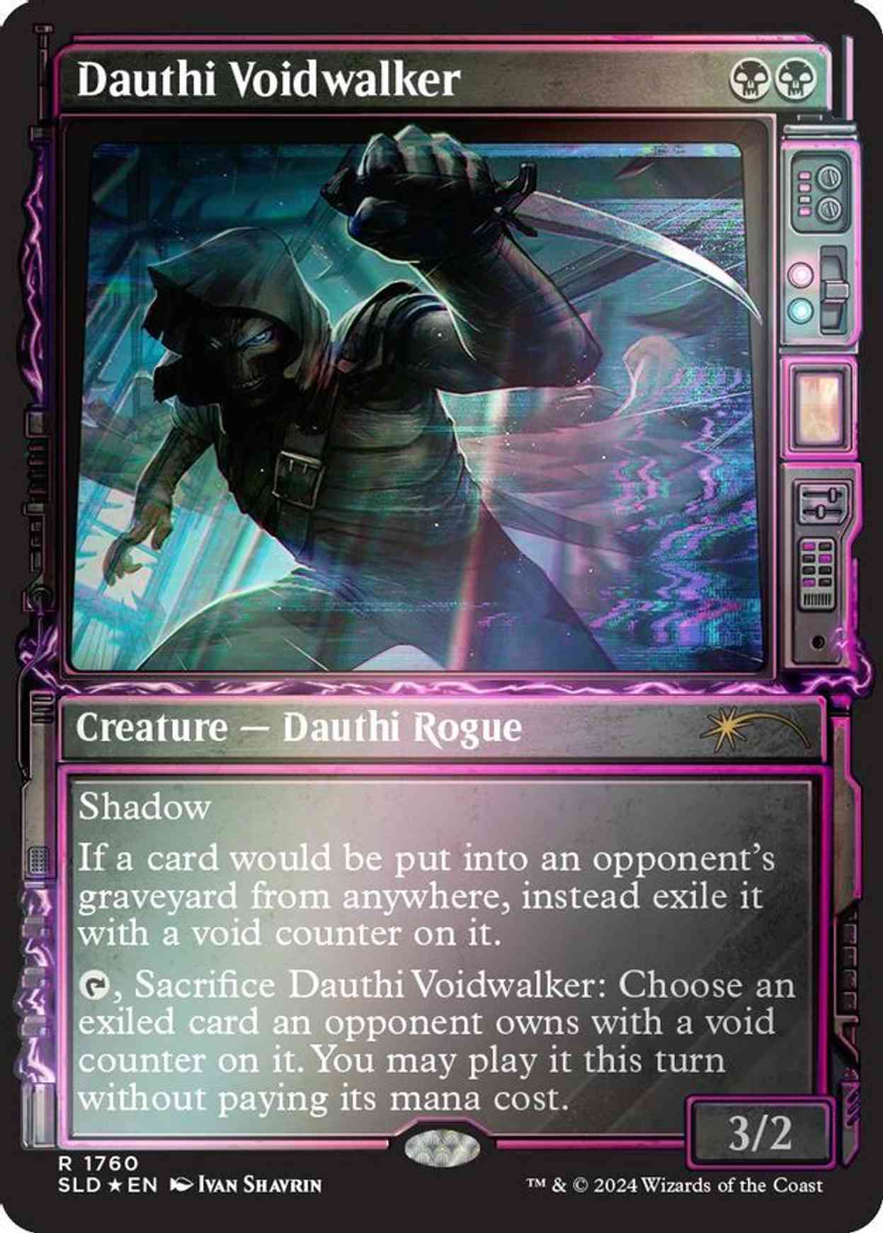 Dauthi Voidwalker (Rainbow Foil) magic card front