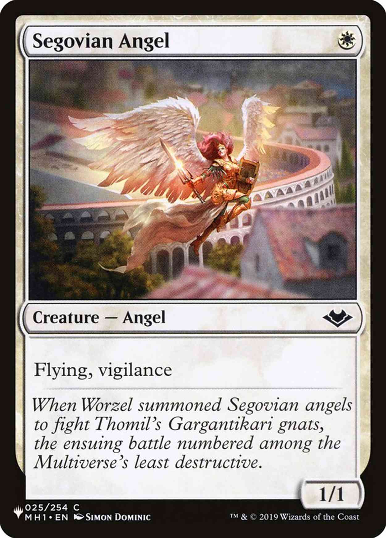 Segovian Angel magic card front