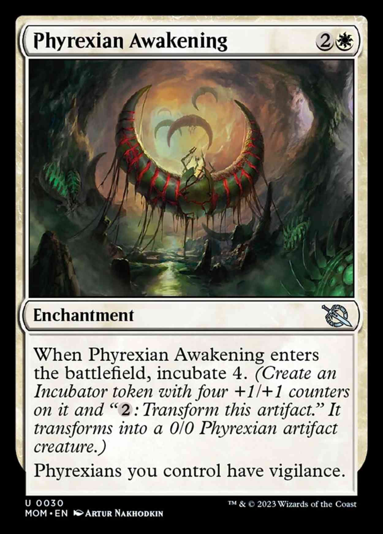 Phyrexian Awakening magic card front