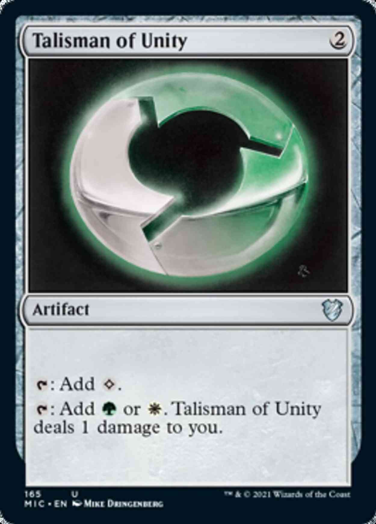 Talisman of Unity magic card front