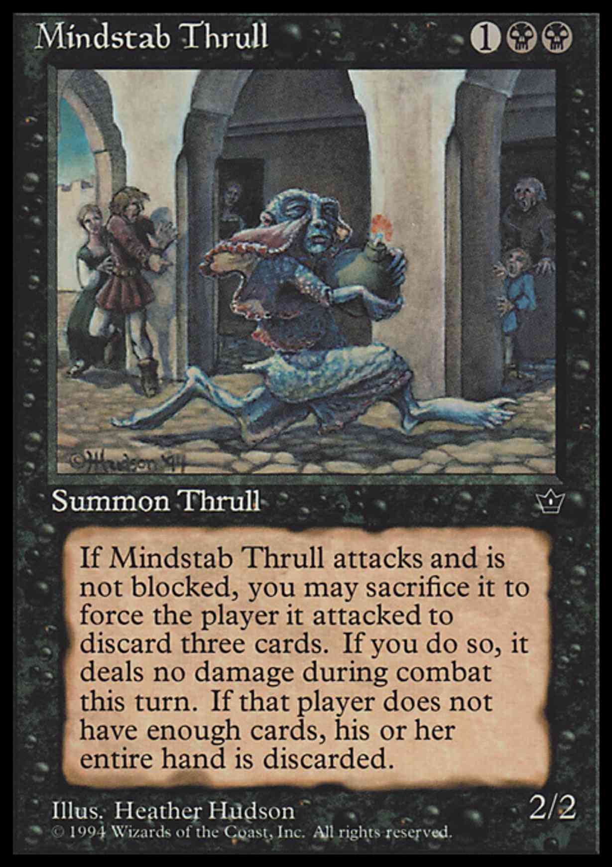 Mindstab Thrull (Hudson) magic card front