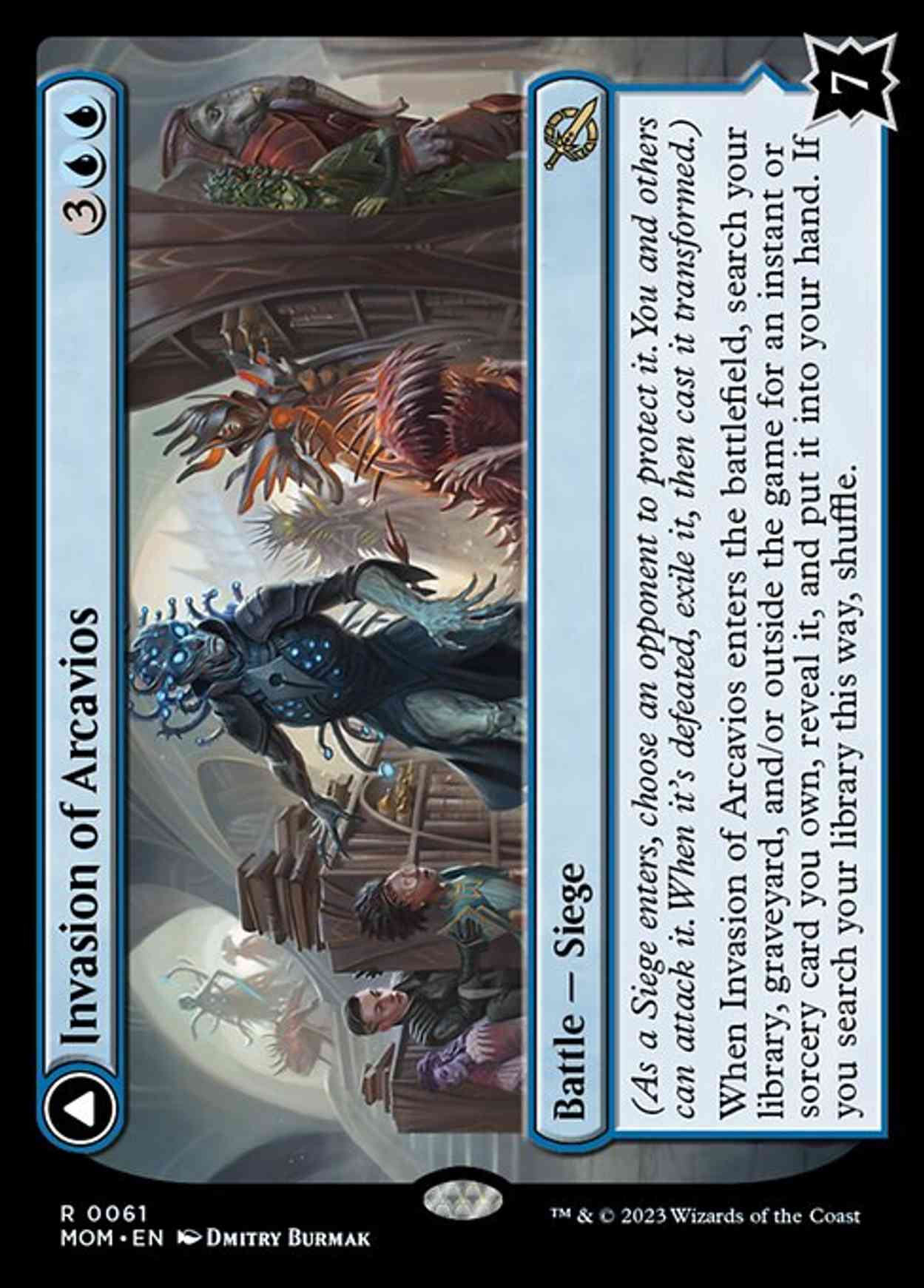 Invasion of Arcavios magic card front