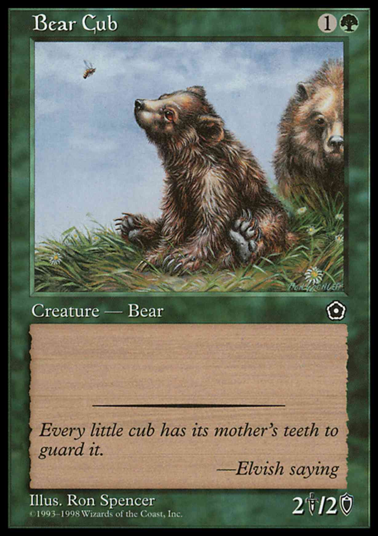 Bear Cub magic card front
