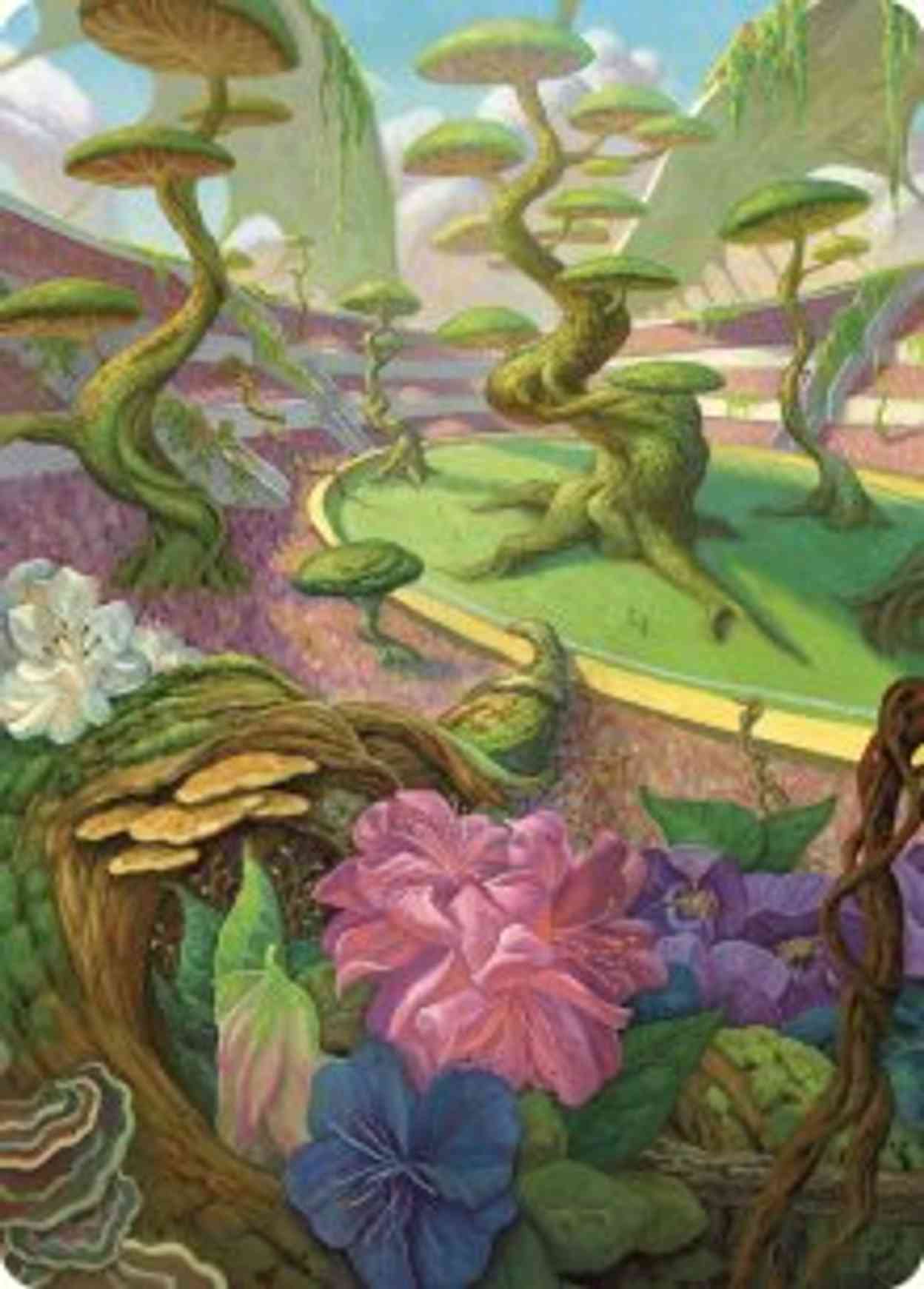 Undergrowth Stadium Art Card magic card front