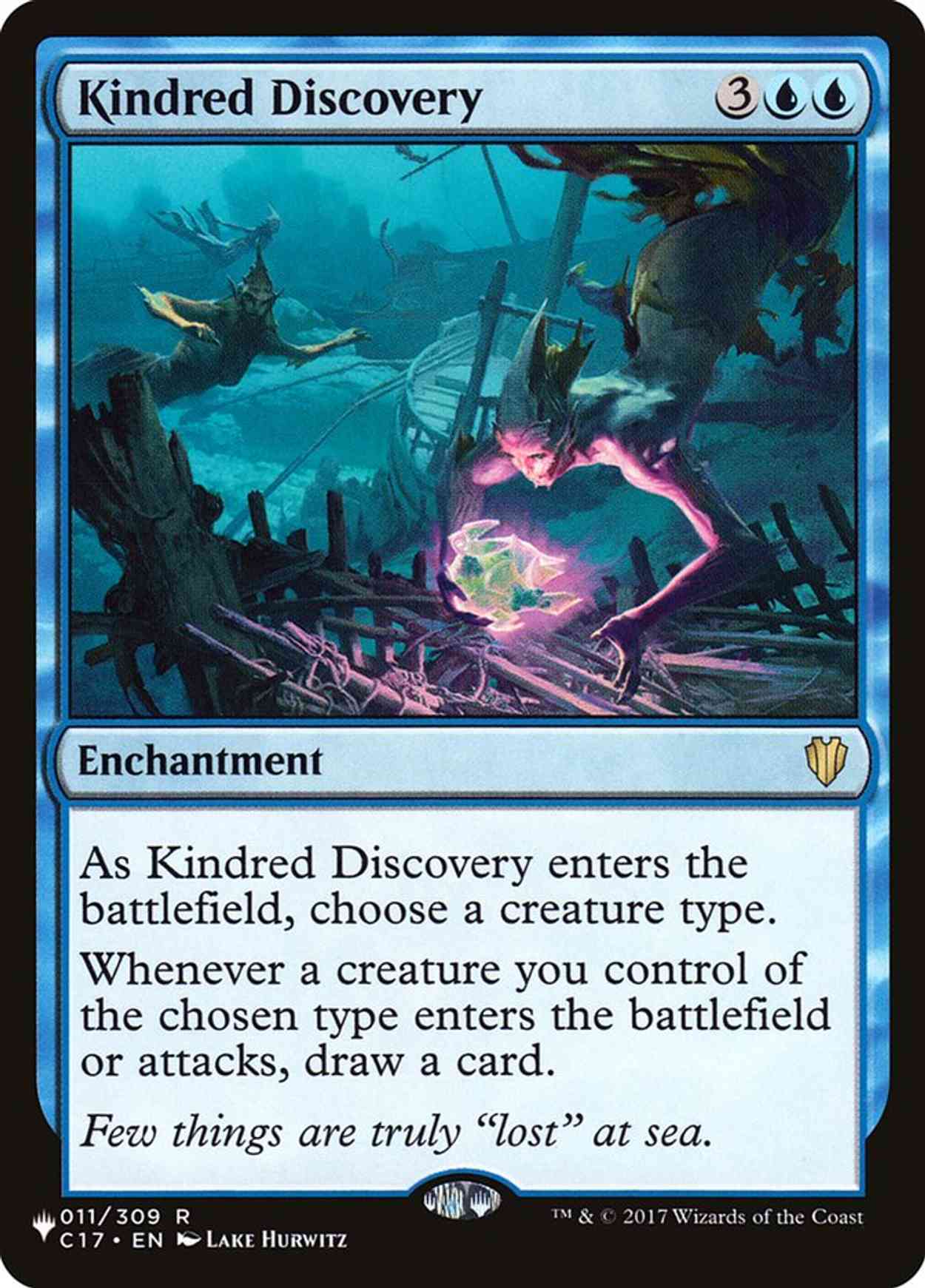 Kindred Discovery magic card front