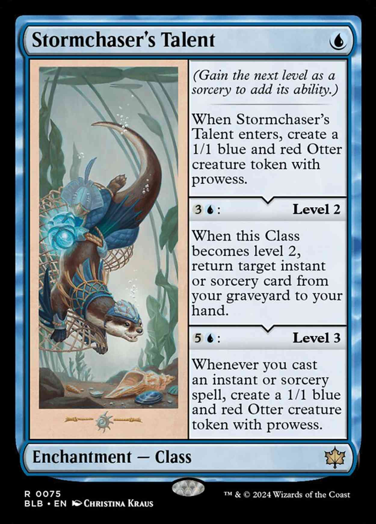 Stormchaser's Talent magic card front