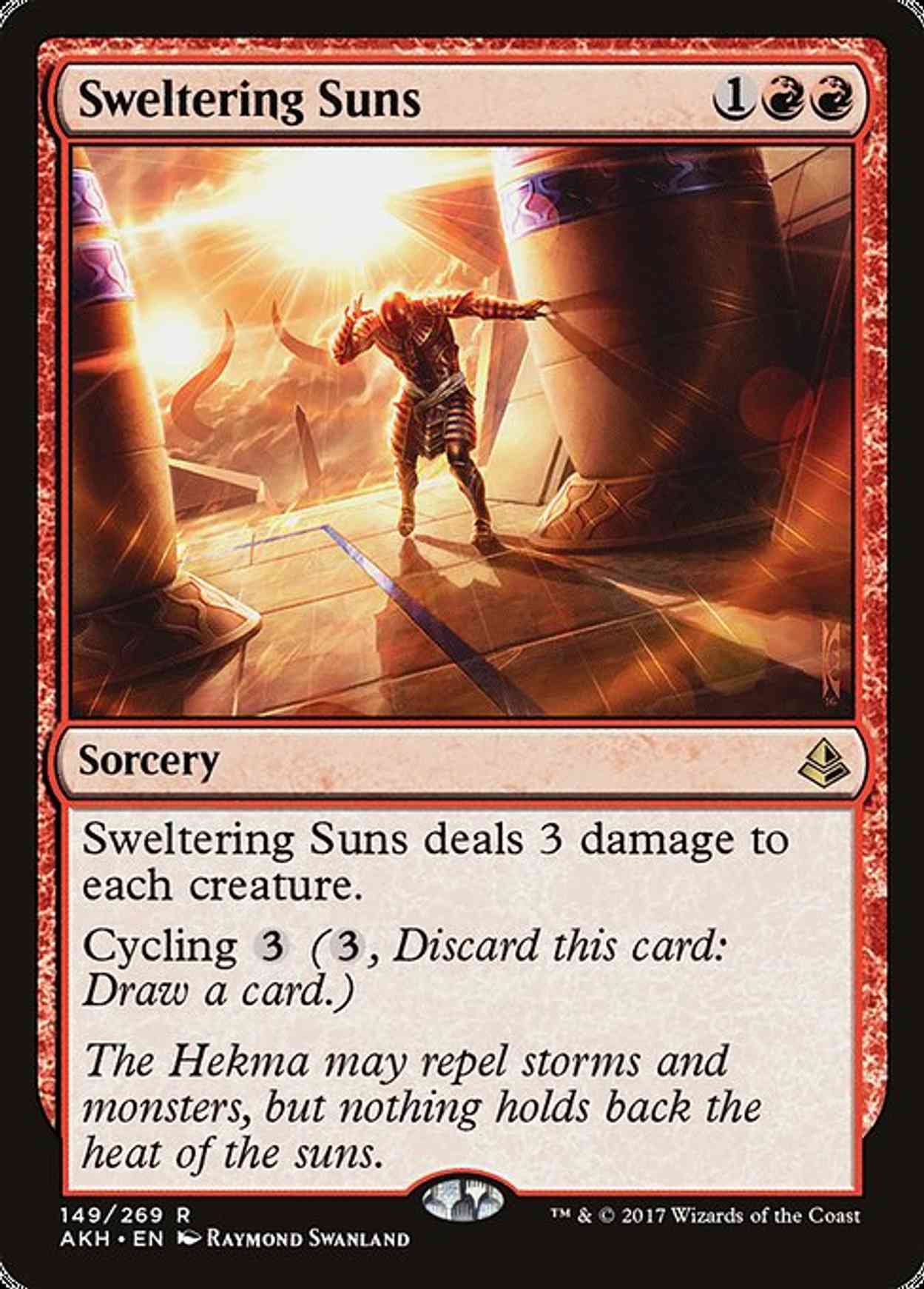 Sweltering Suns magic card front