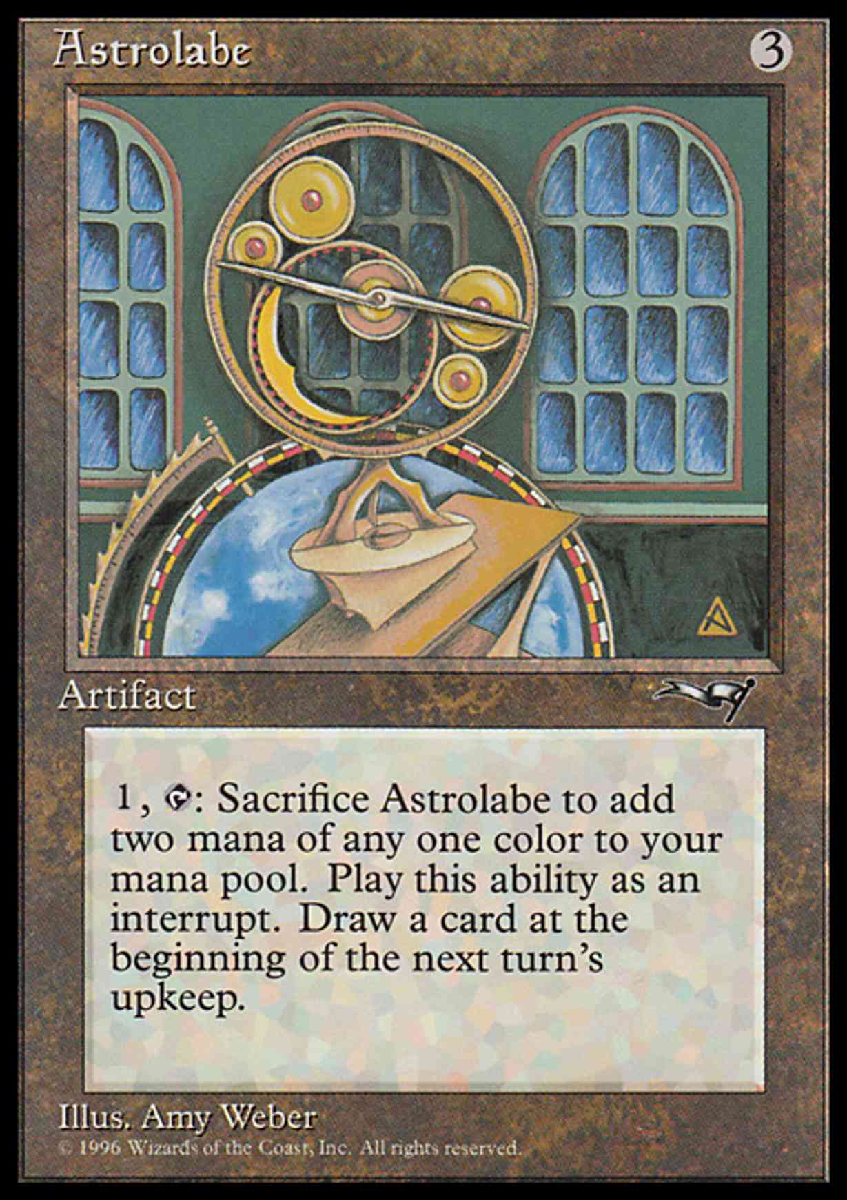 Astrolabe (Globe) magic card front