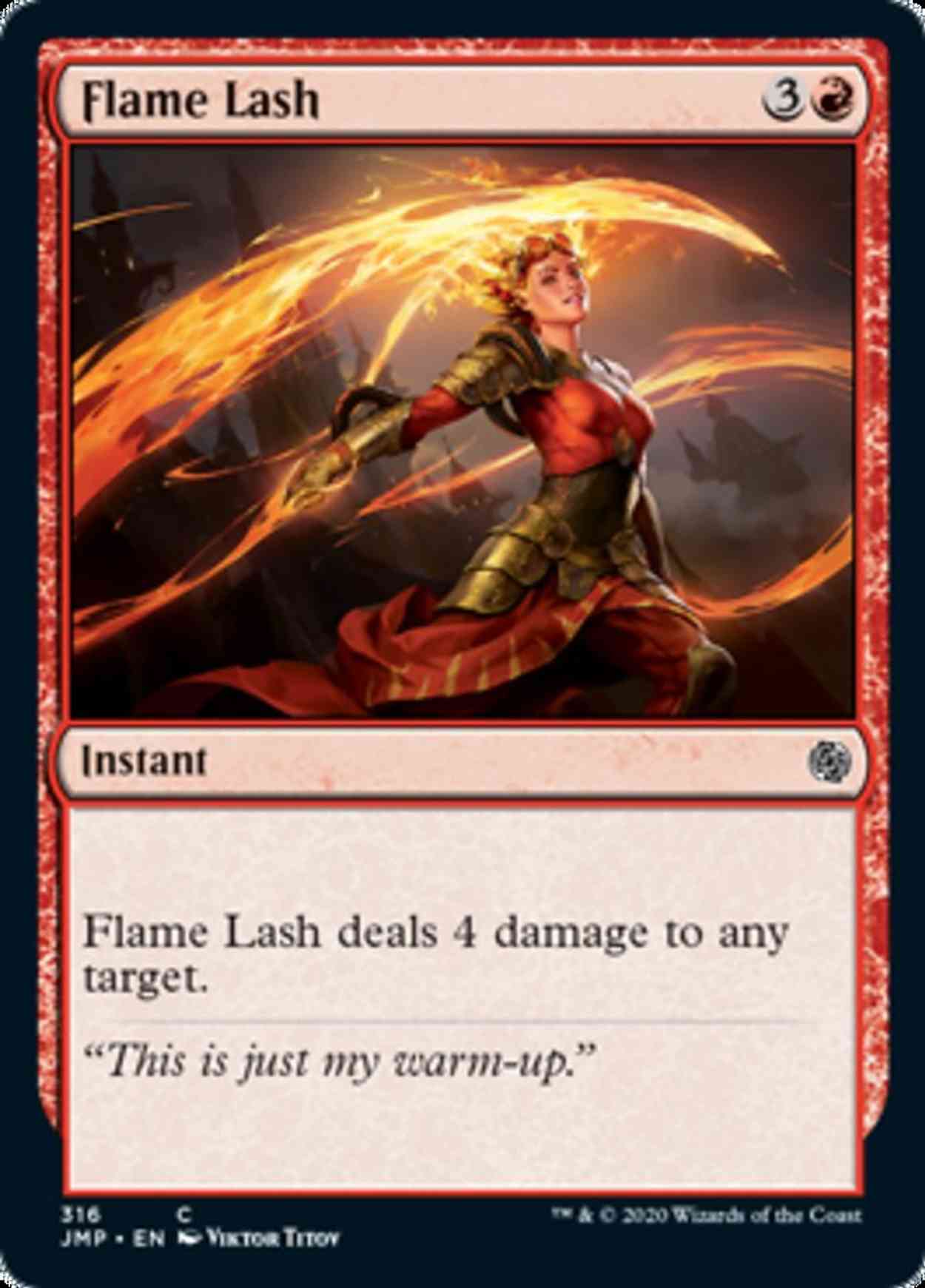 Flame Lash magic card front