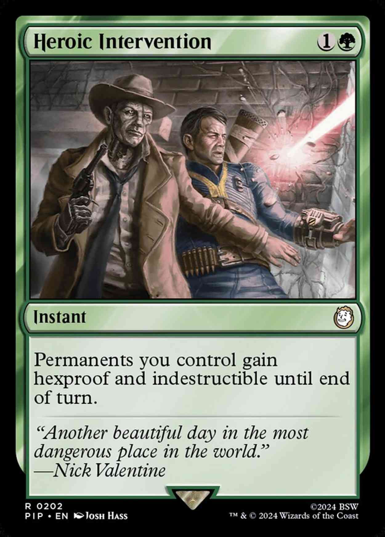 Heroic Intervention Price from mtg Universes Beyond: Fallout