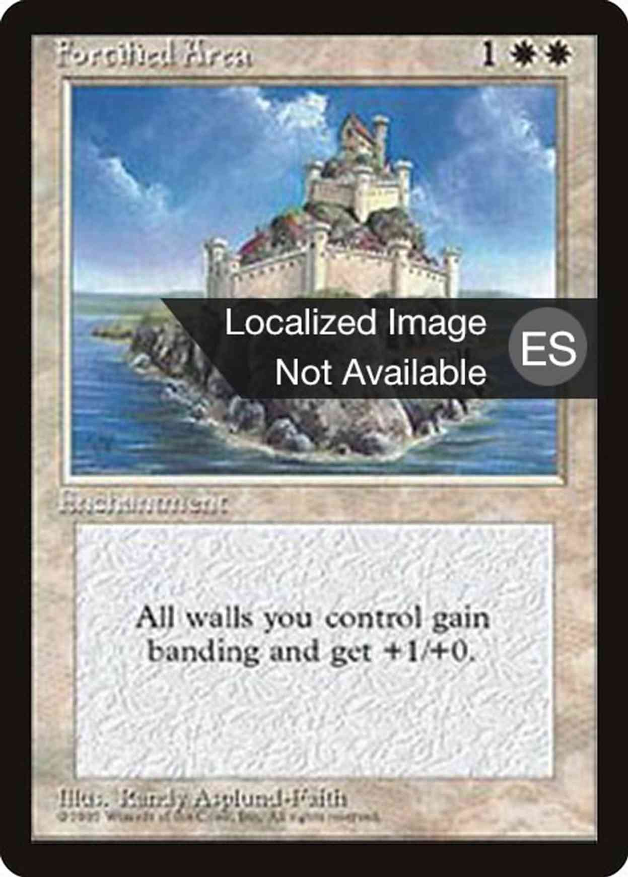 Fortified Area magic card front