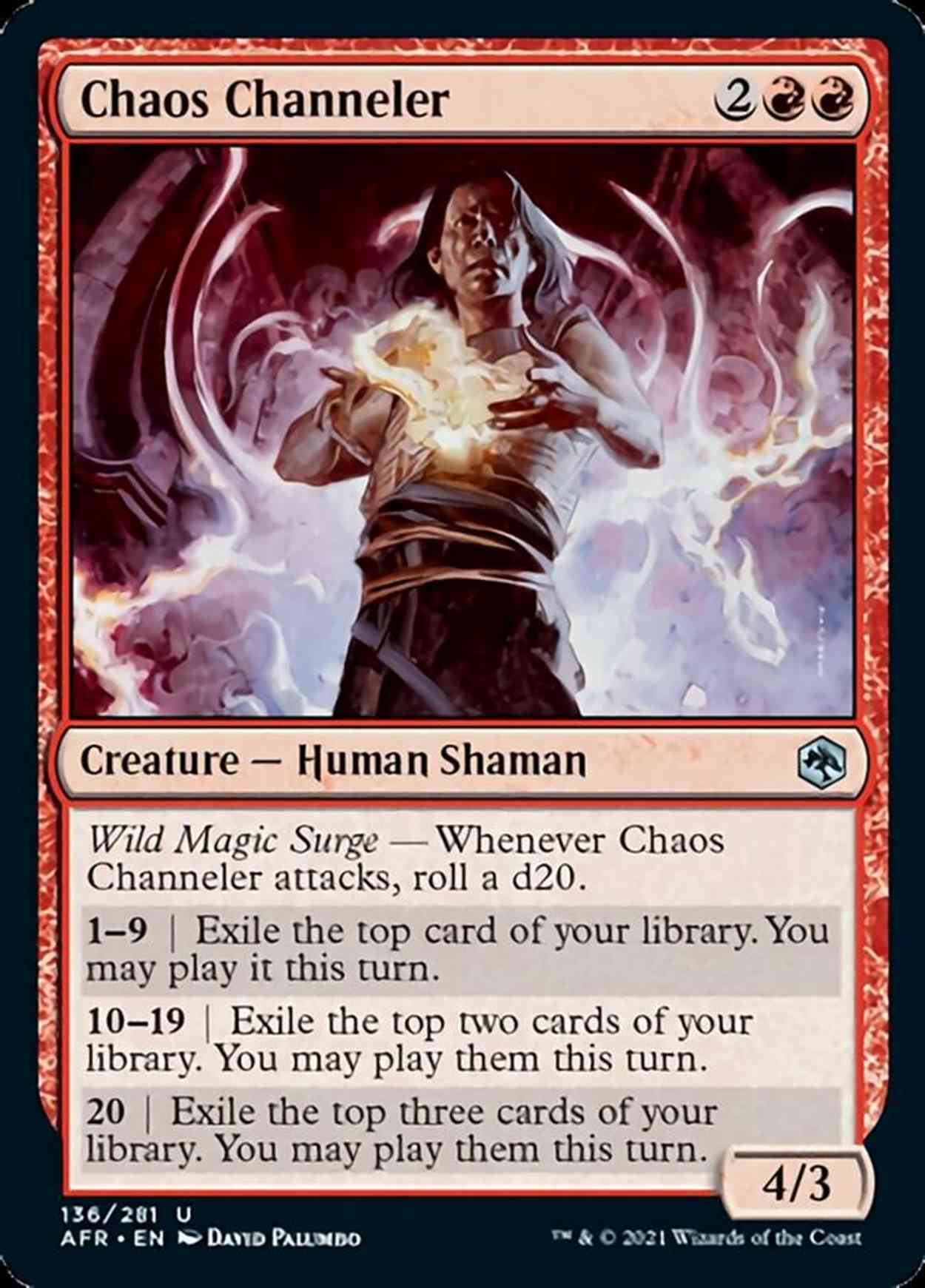 Chaos Channeler magic card front