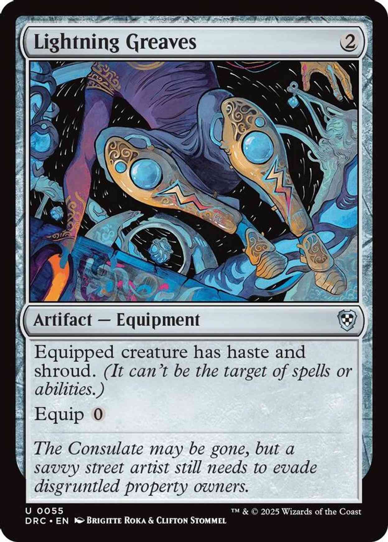 Lightning Greaves magic card front