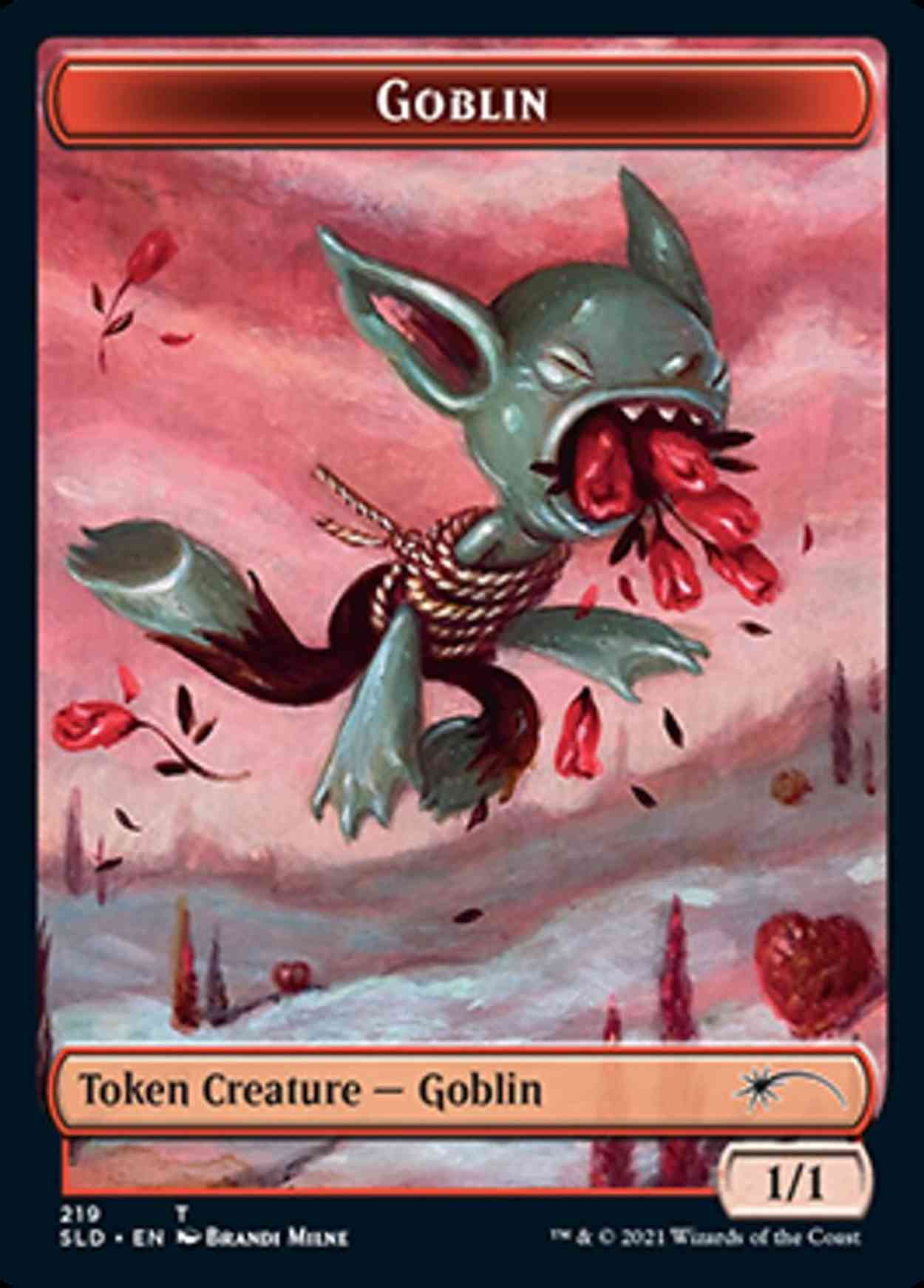 Goblin Token magic card front