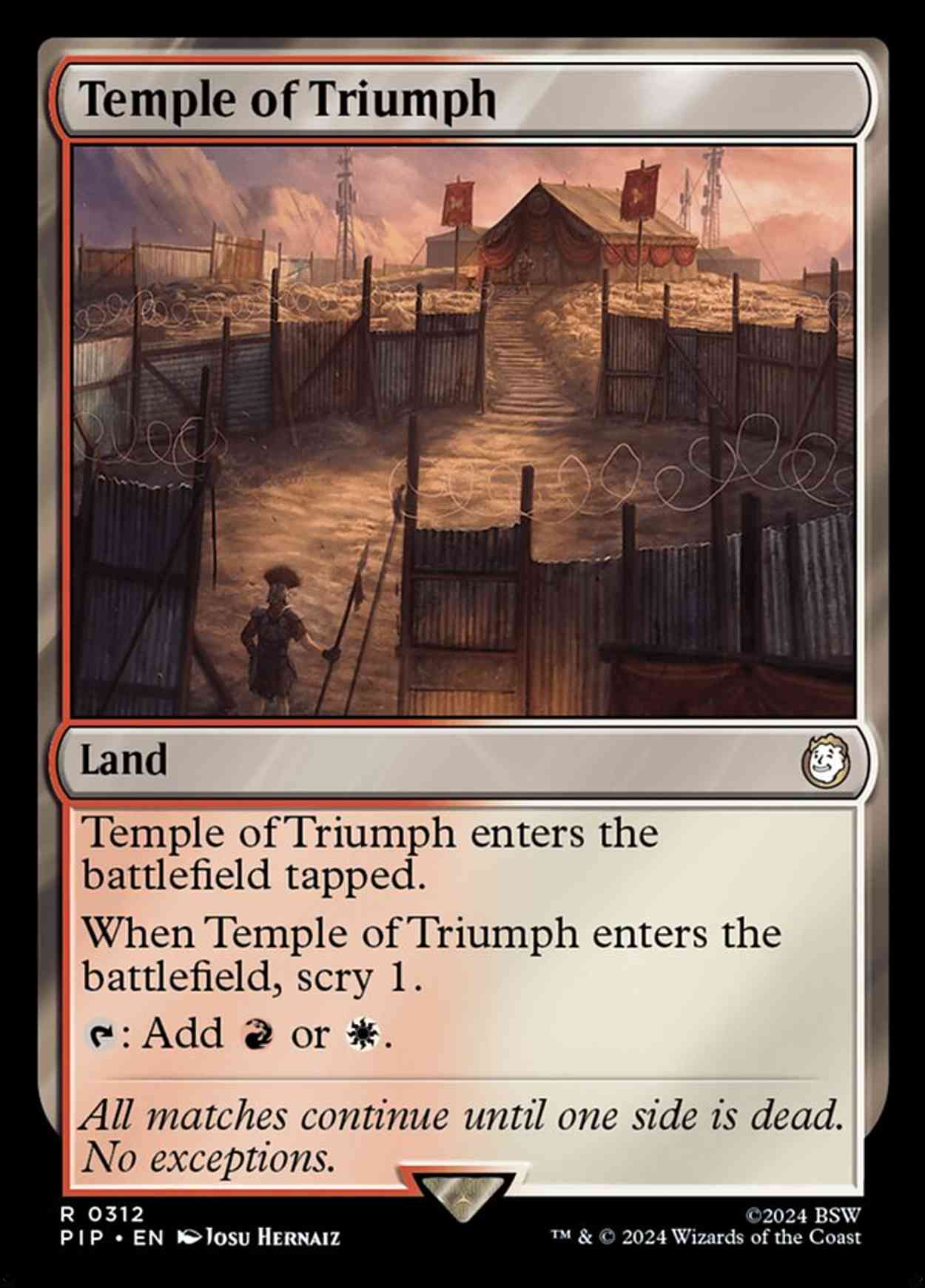 Temple of Triumph magic card front