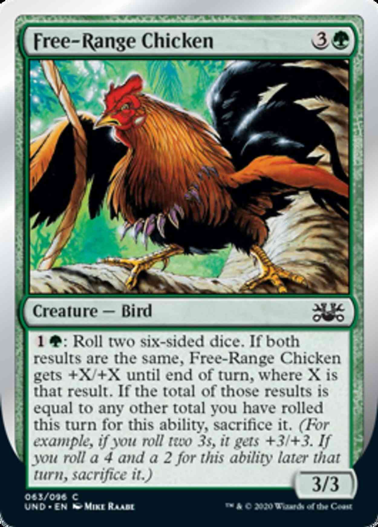 Free-Range Chicken magic card front