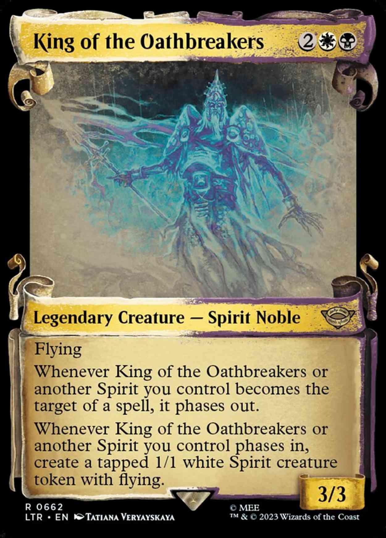 King of the Oathbreakers (Showcase Scrolls) magic card front