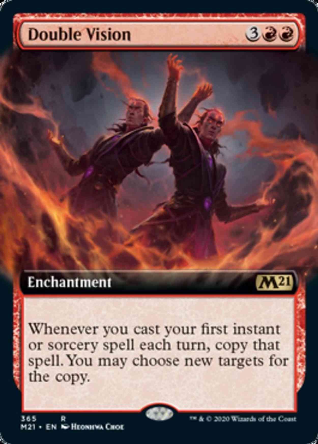 Double Vision (Extended Art) magic card front