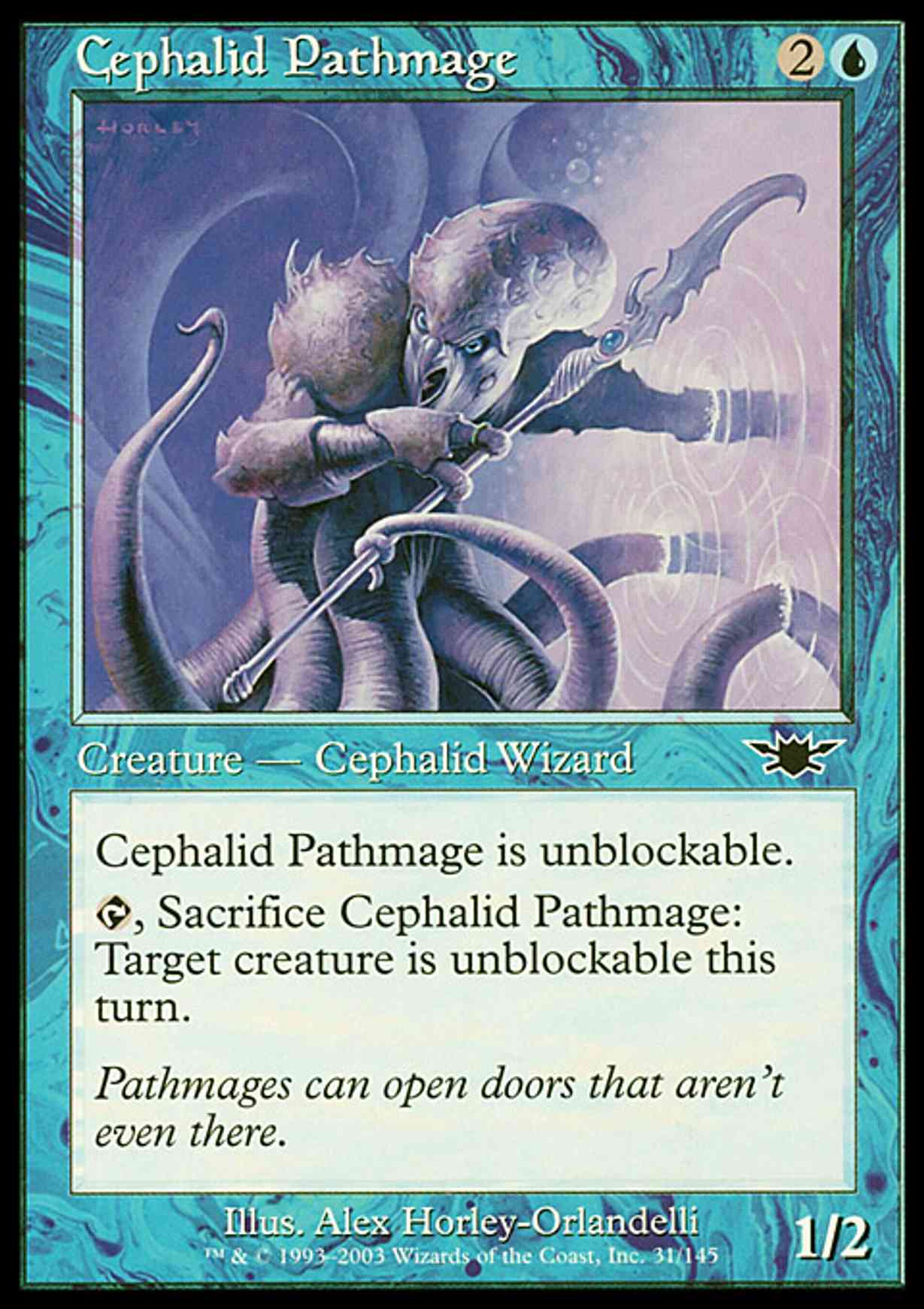 Cephalid Pathmage magic card front