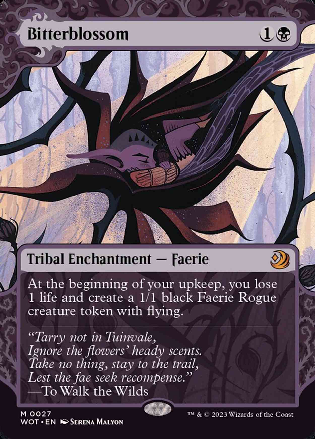 Bitterblossom magic card front