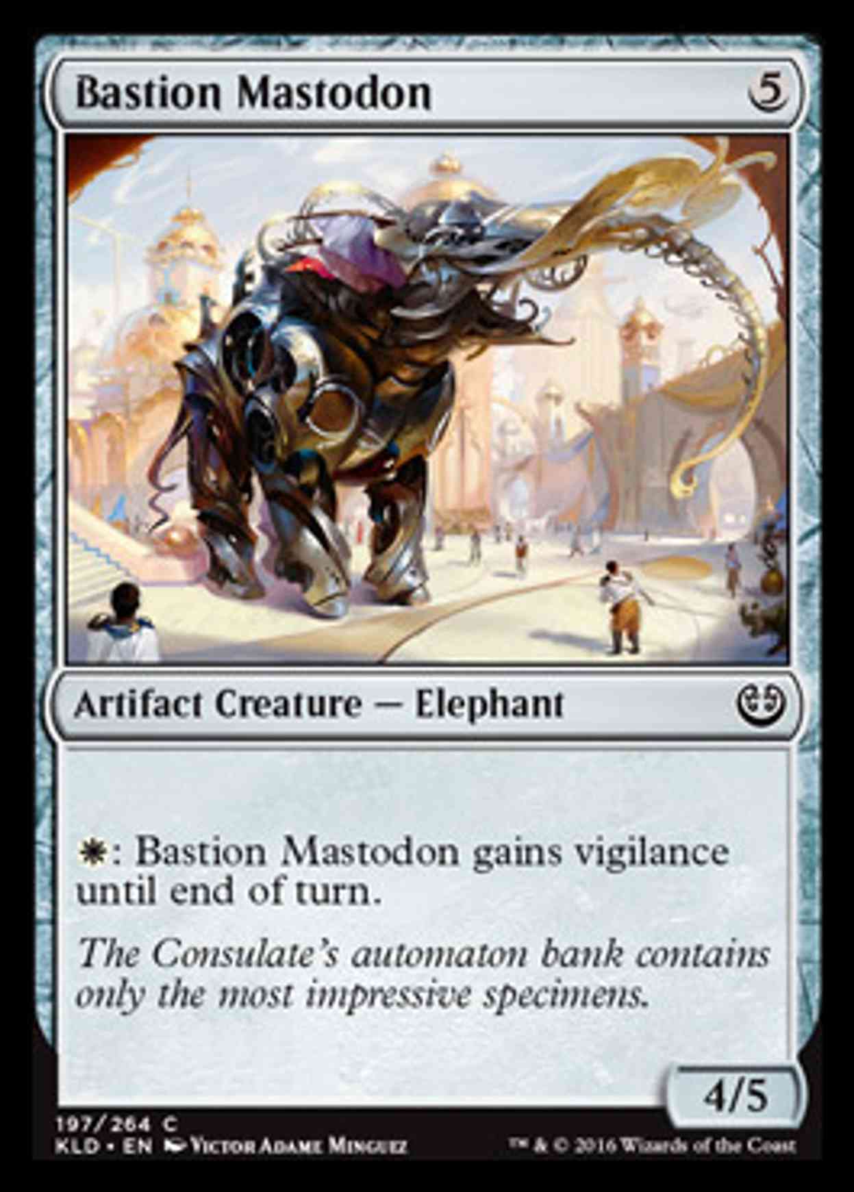 Bastion Mastodon magic card front