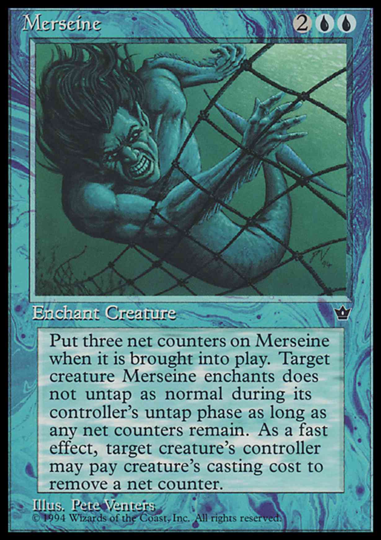 Merseine (Venters) magic card front