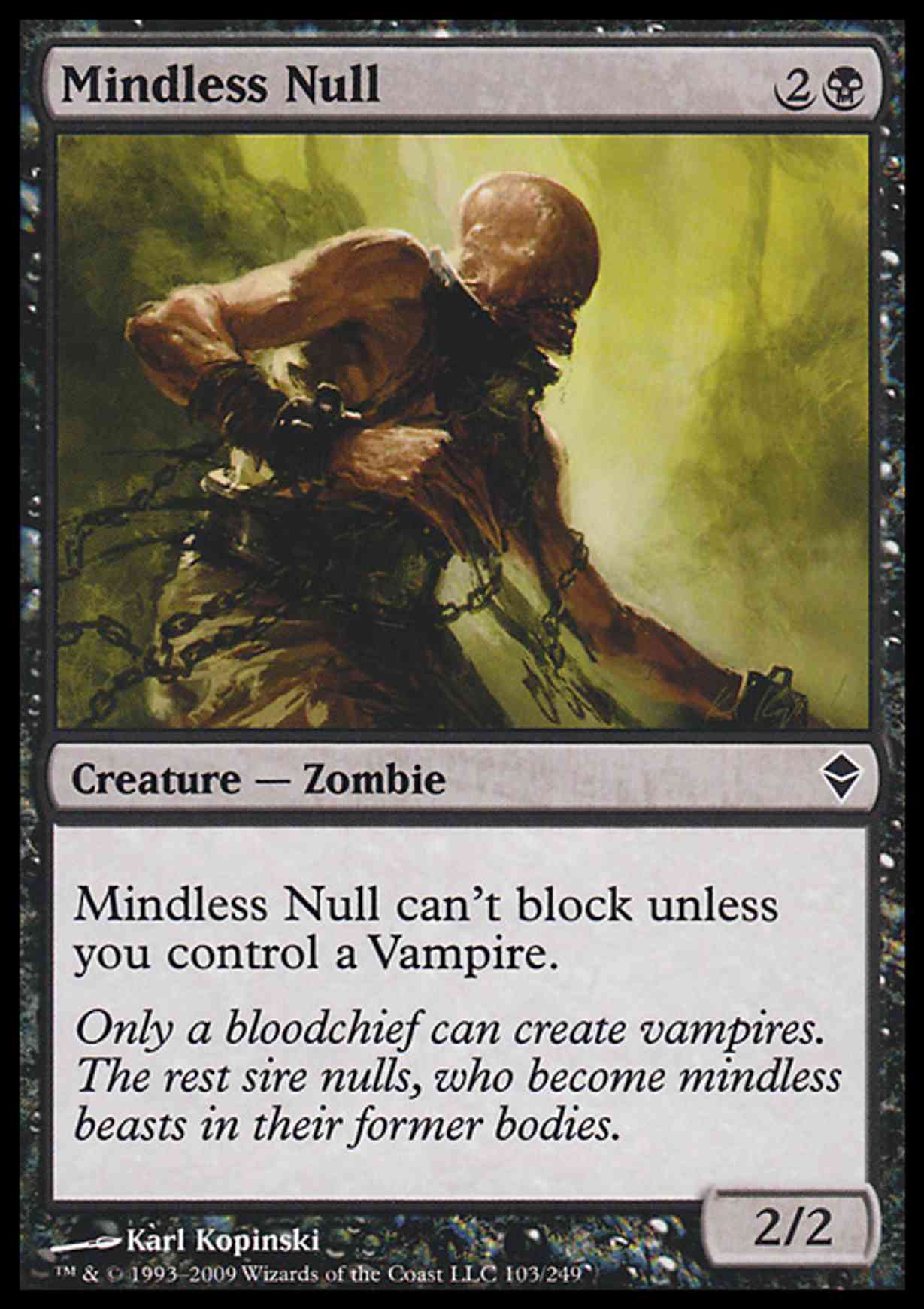 Mindless Null magic card front
