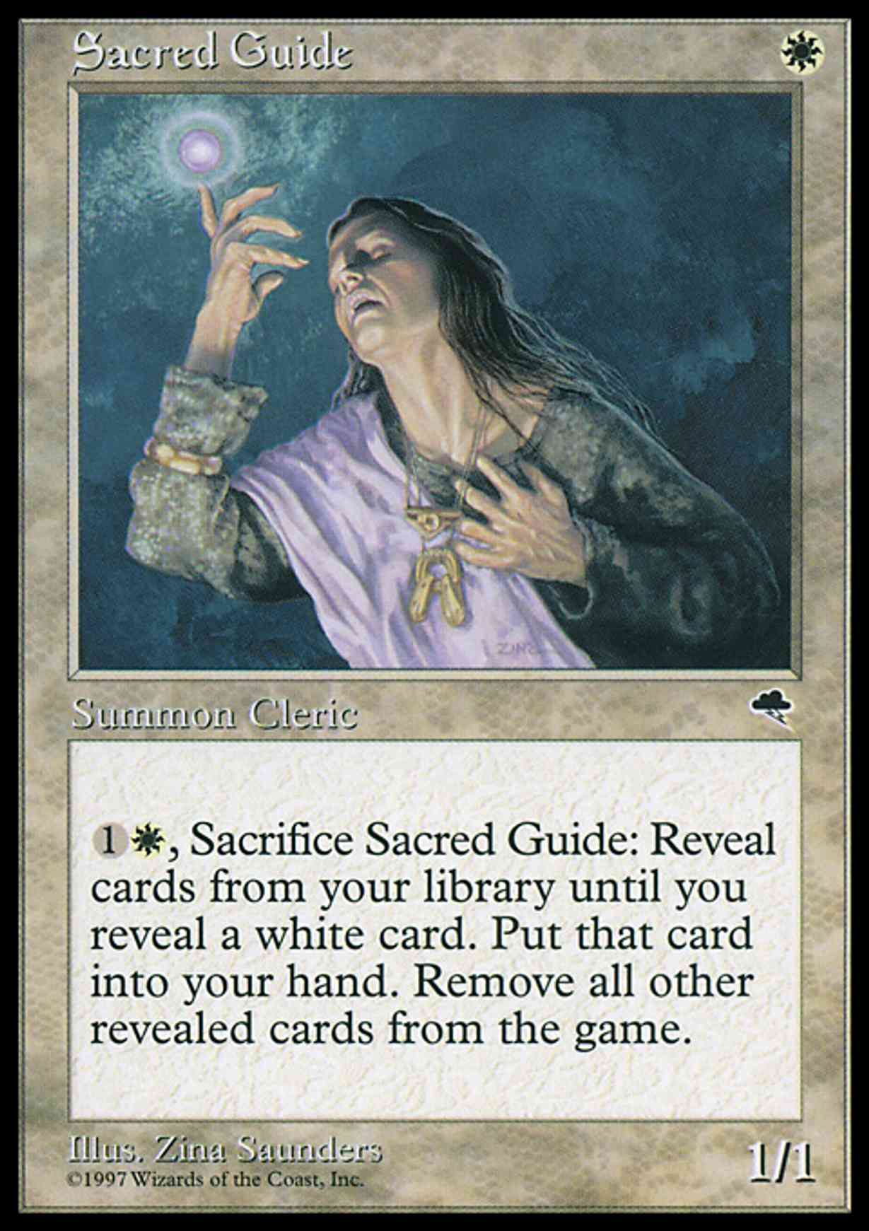 Sacred Guide magic card front