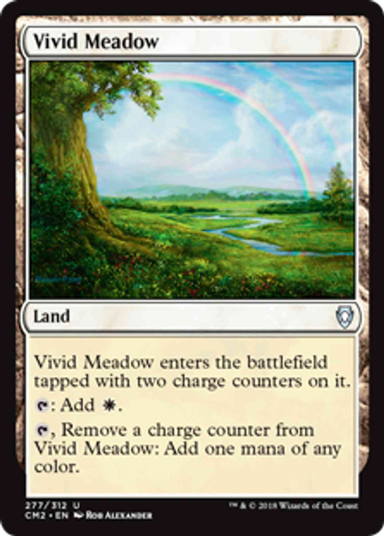 Vivid Meadow magic card front