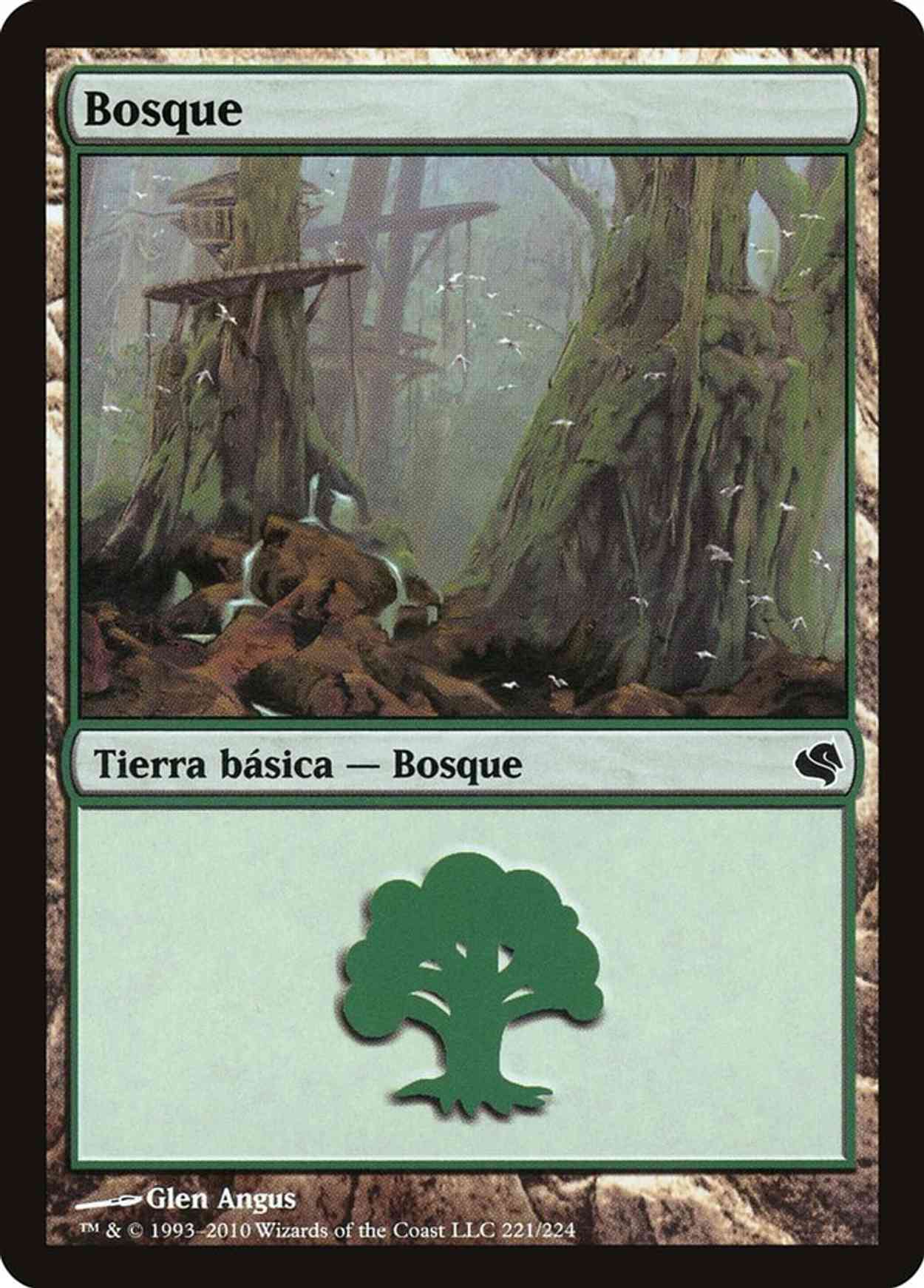 Forest (Retro Frame) magic card front