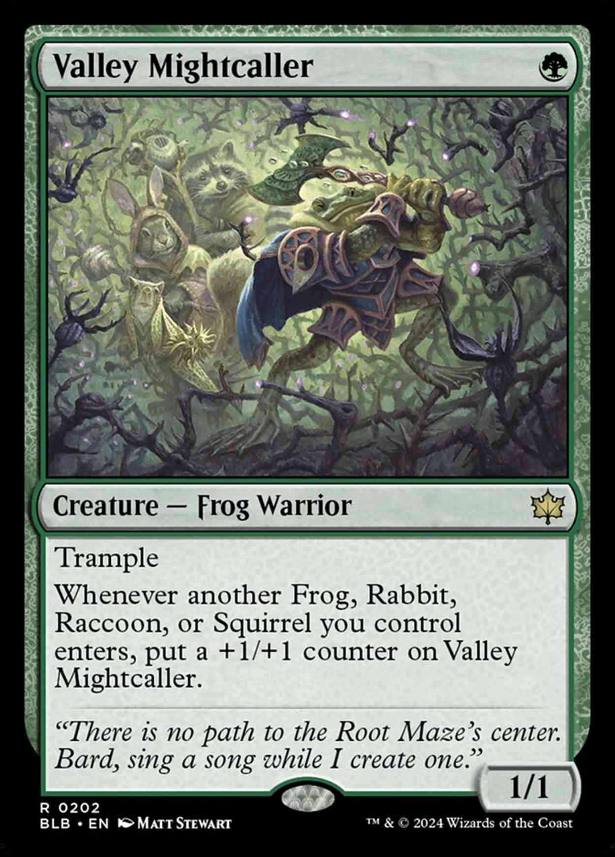 Valley Mightcaller magic card front