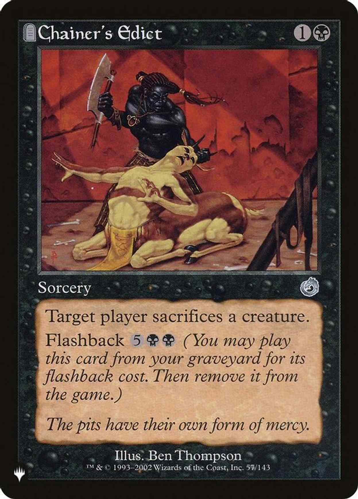 Chainer's Edict magic card front