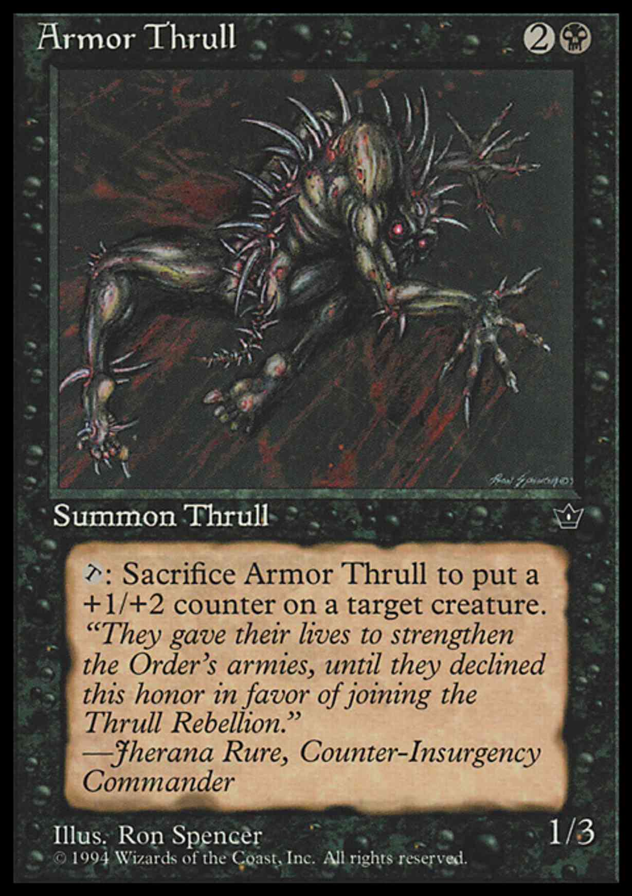 Armor Thrull (Spencer) magic card front