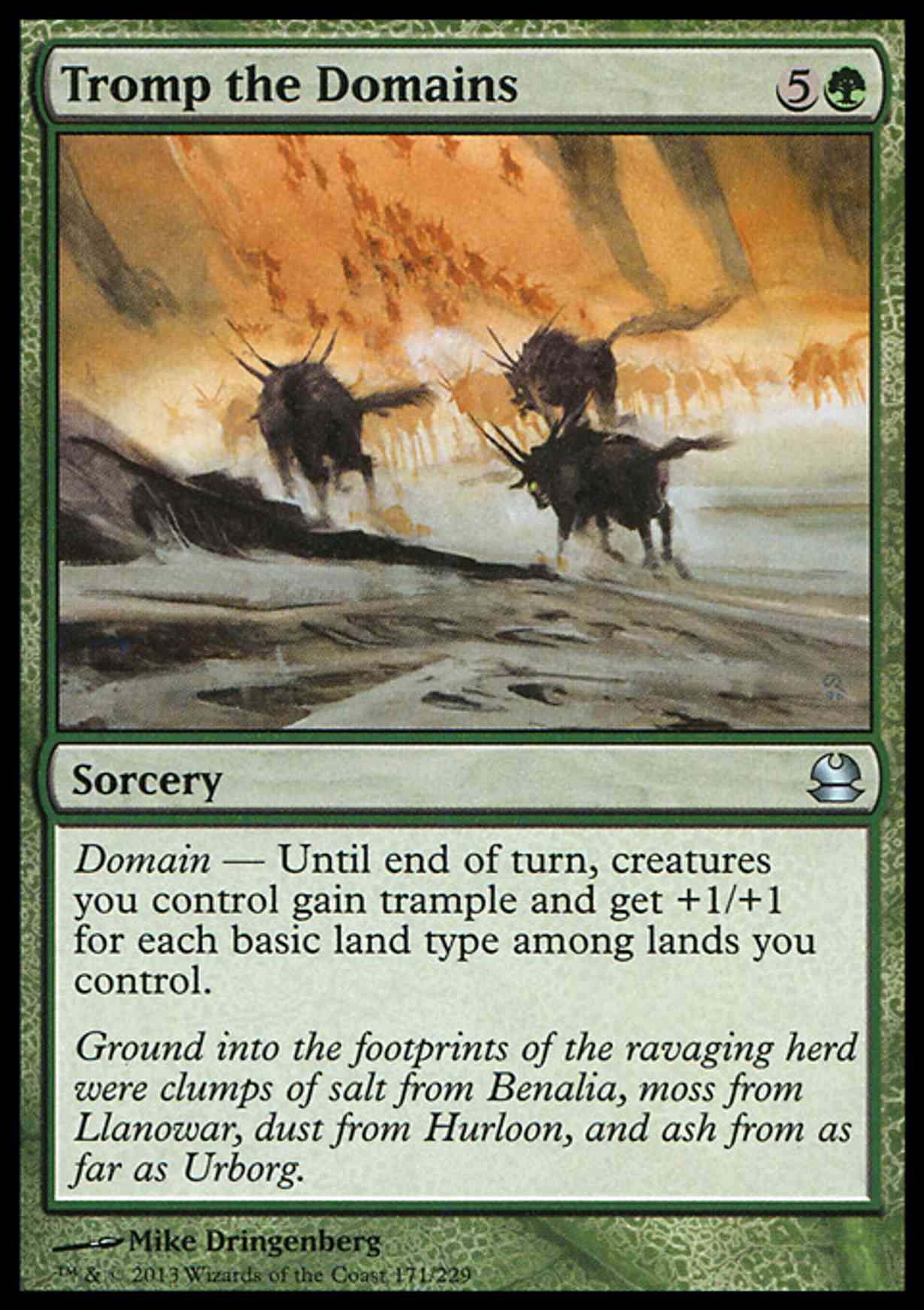 Tromp the Domains magic card front