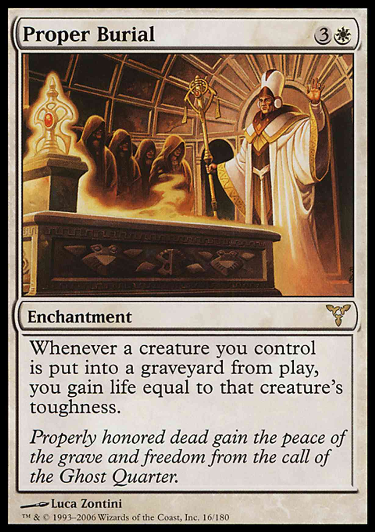 Proper Burial magic card front