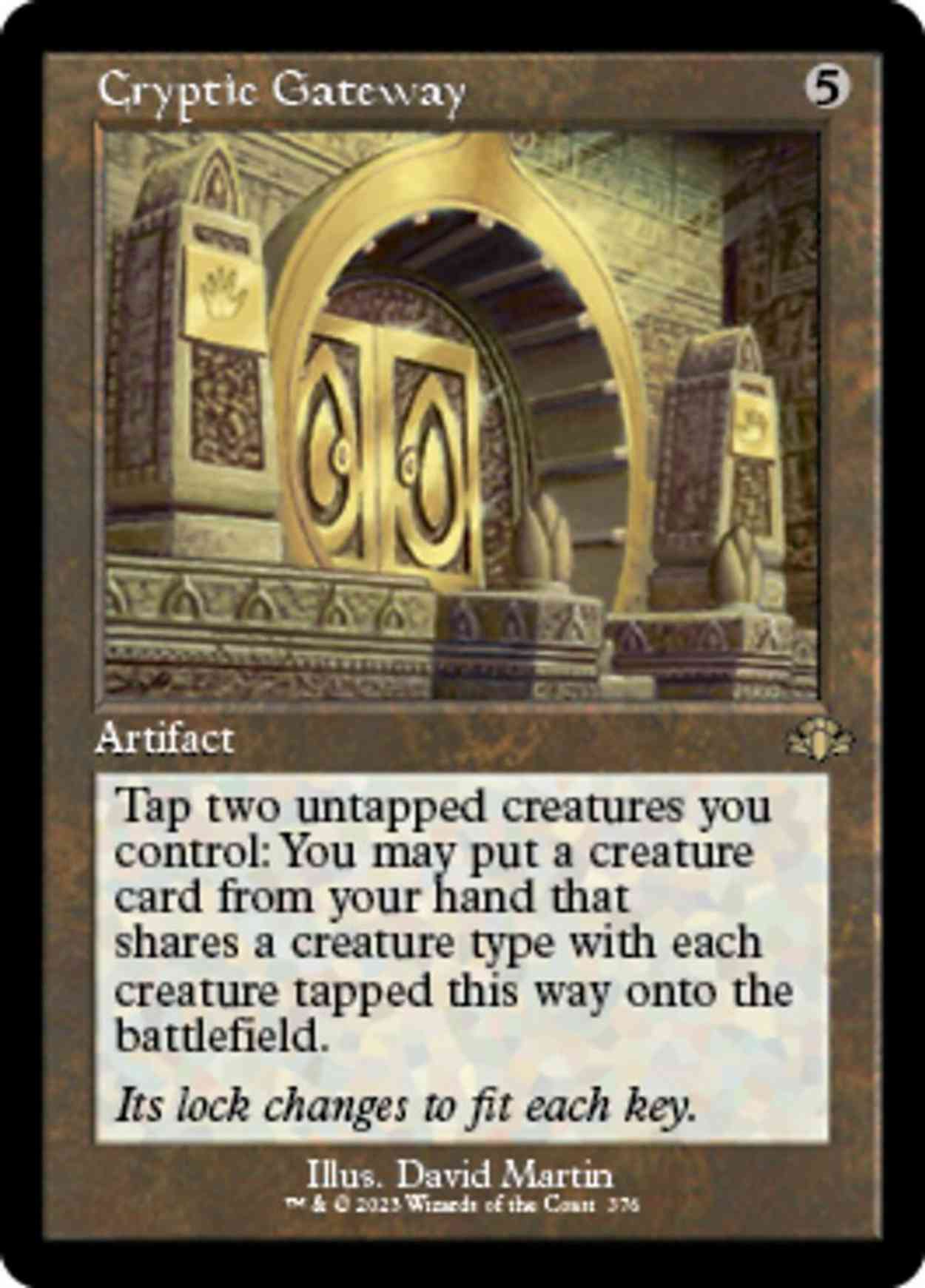 Cryptic Gateway (Retro Frame) magic card front