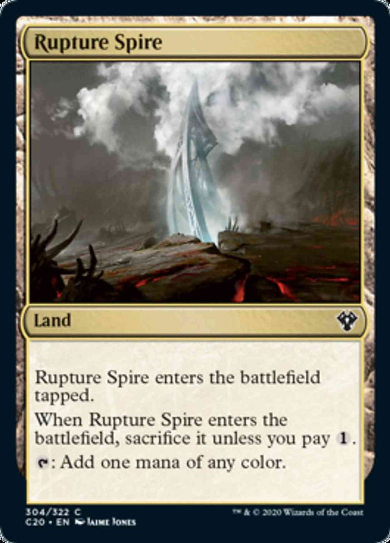 Rupture Spire magic card front