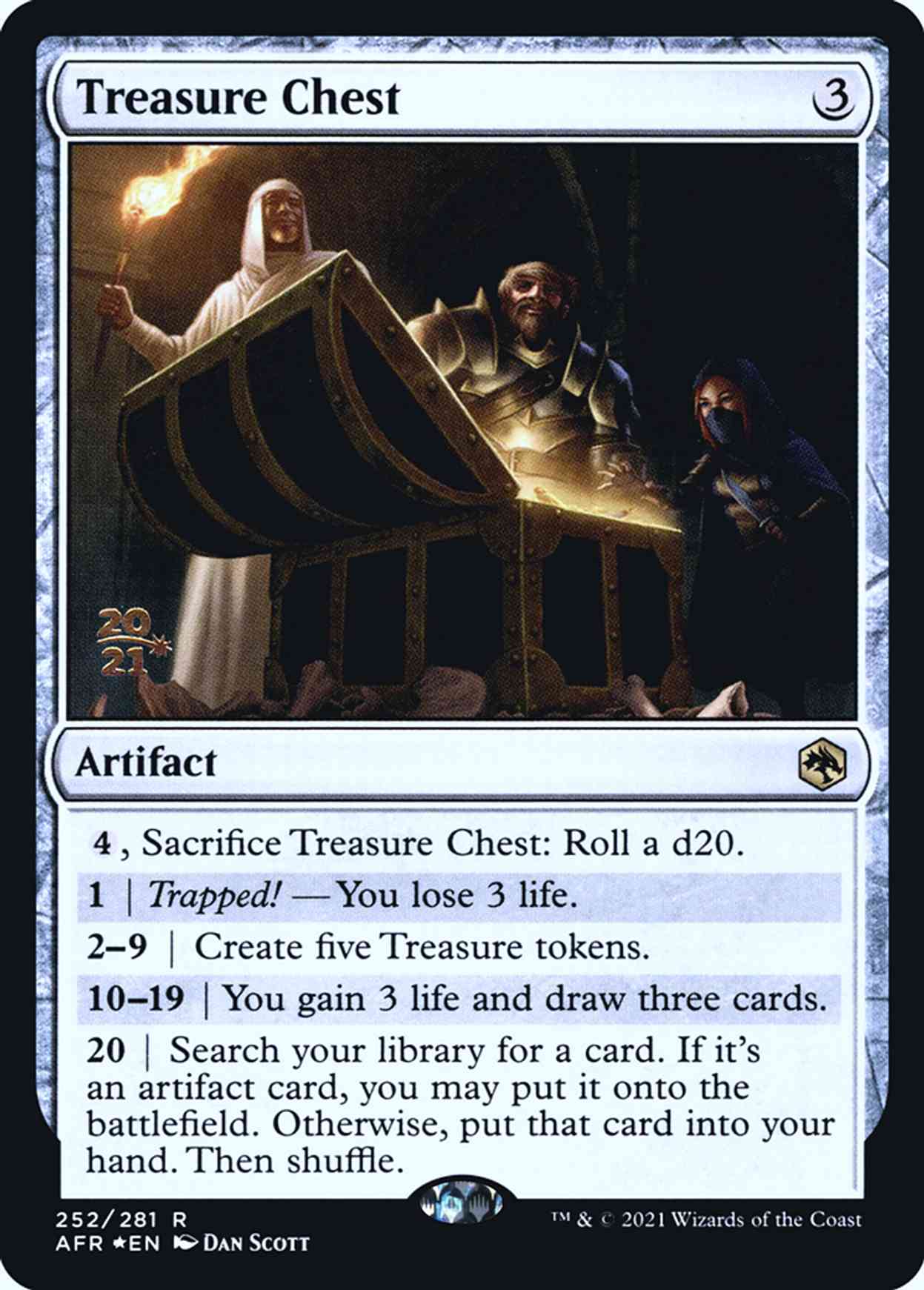 Treasure Chest Price from mtg Prerelease Cards