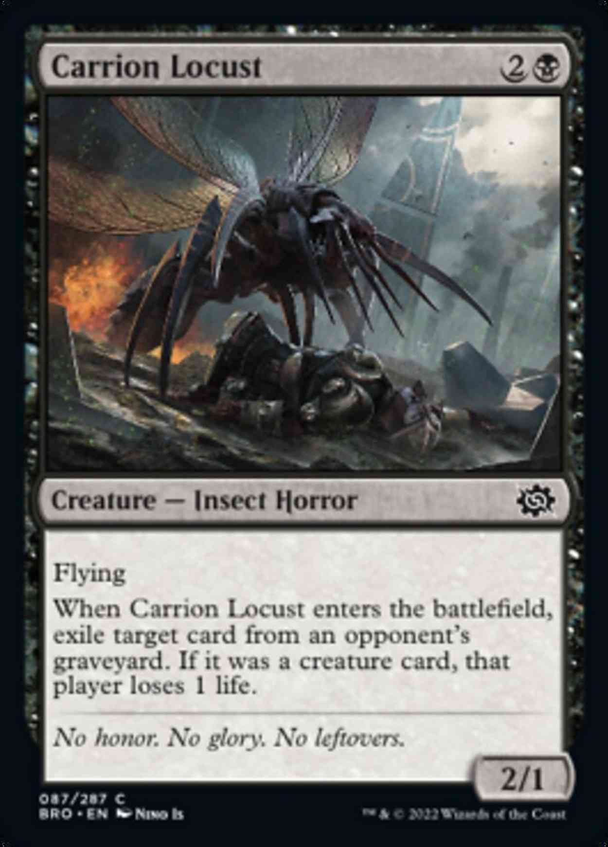 Carrion Locust magic card front