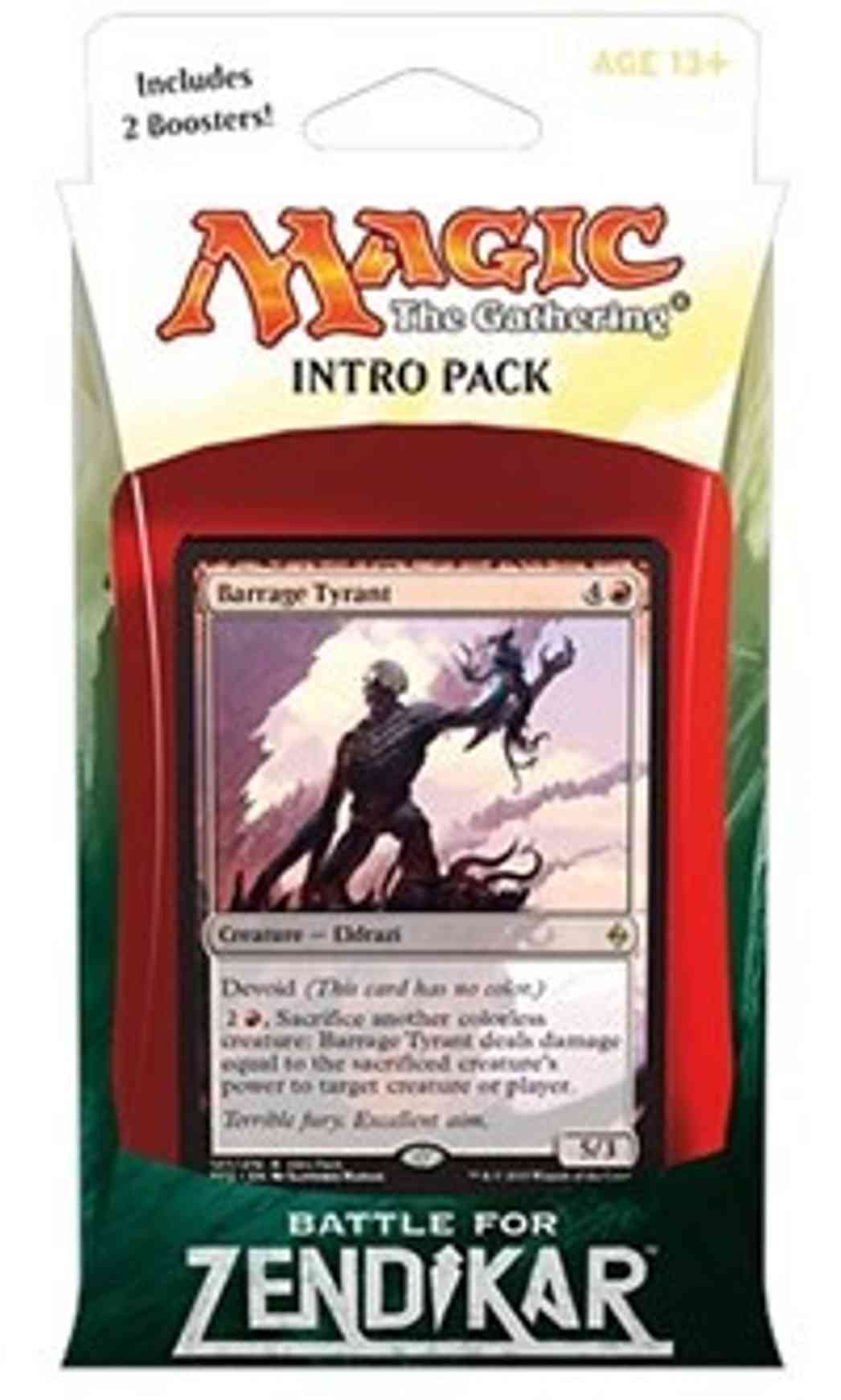 Battle for Zendikar Intro Pack - Red magic card front