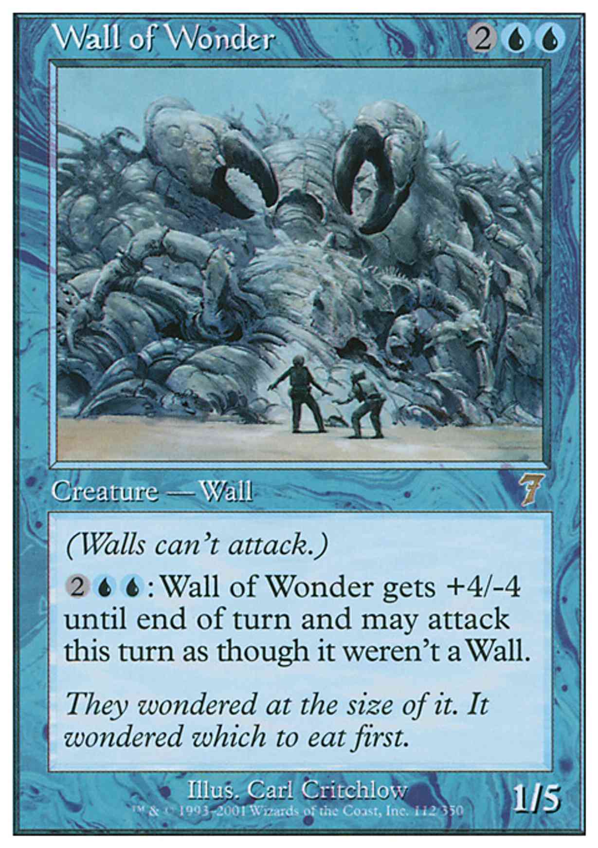 Wall of Wonder magic card front